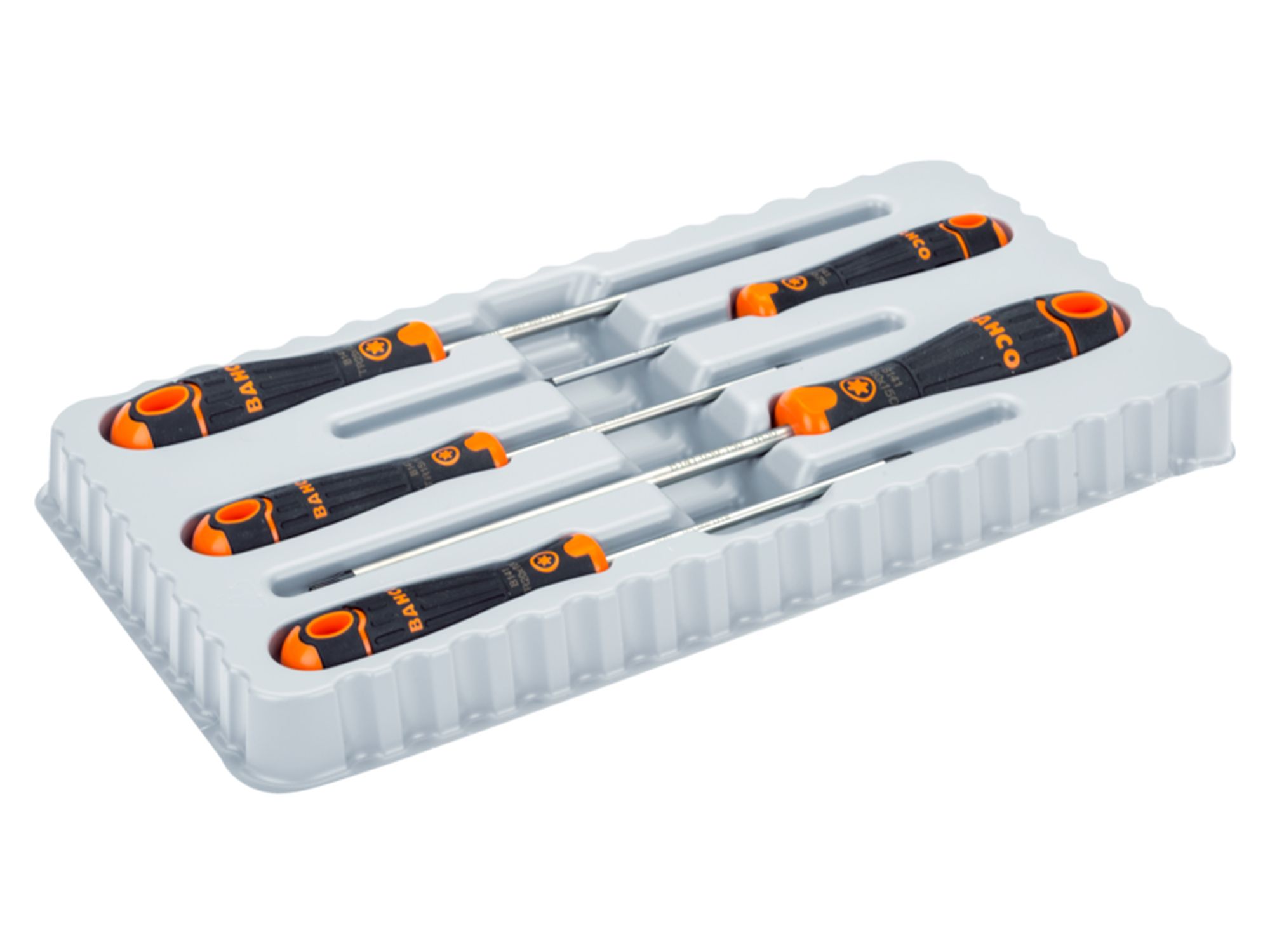 Juego de destornilladores TORX® inviolables BahcoFit con mango de goma (5 piezas)