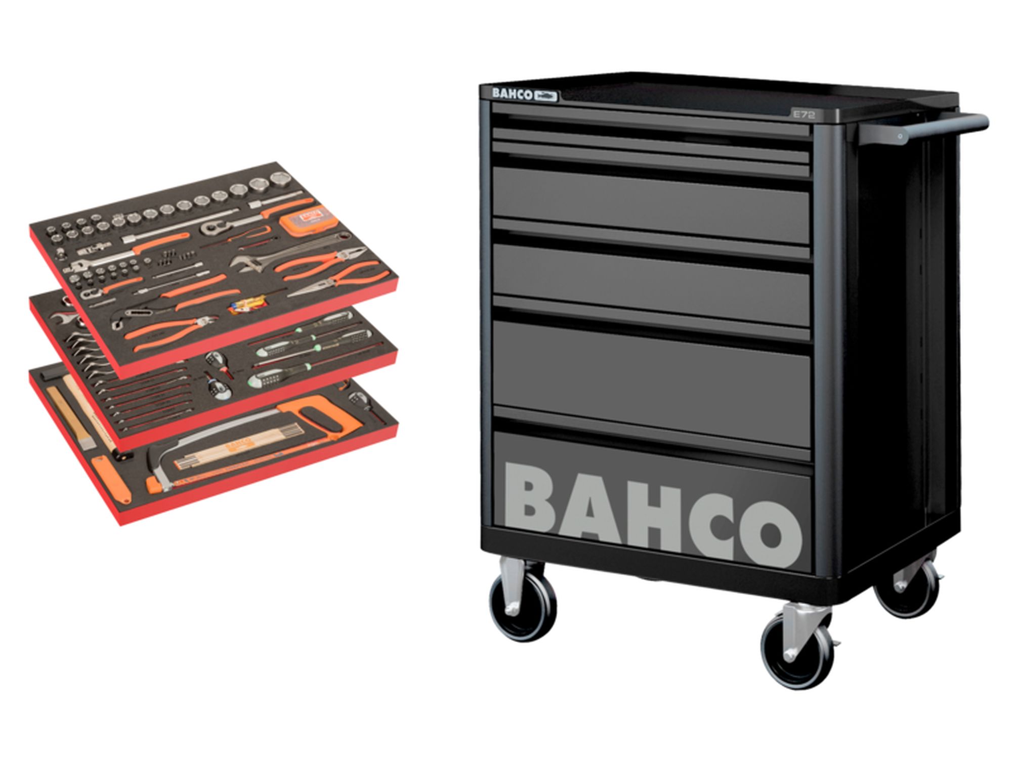 Tool Trolley General Purpose Toolkit - 158 Pcs