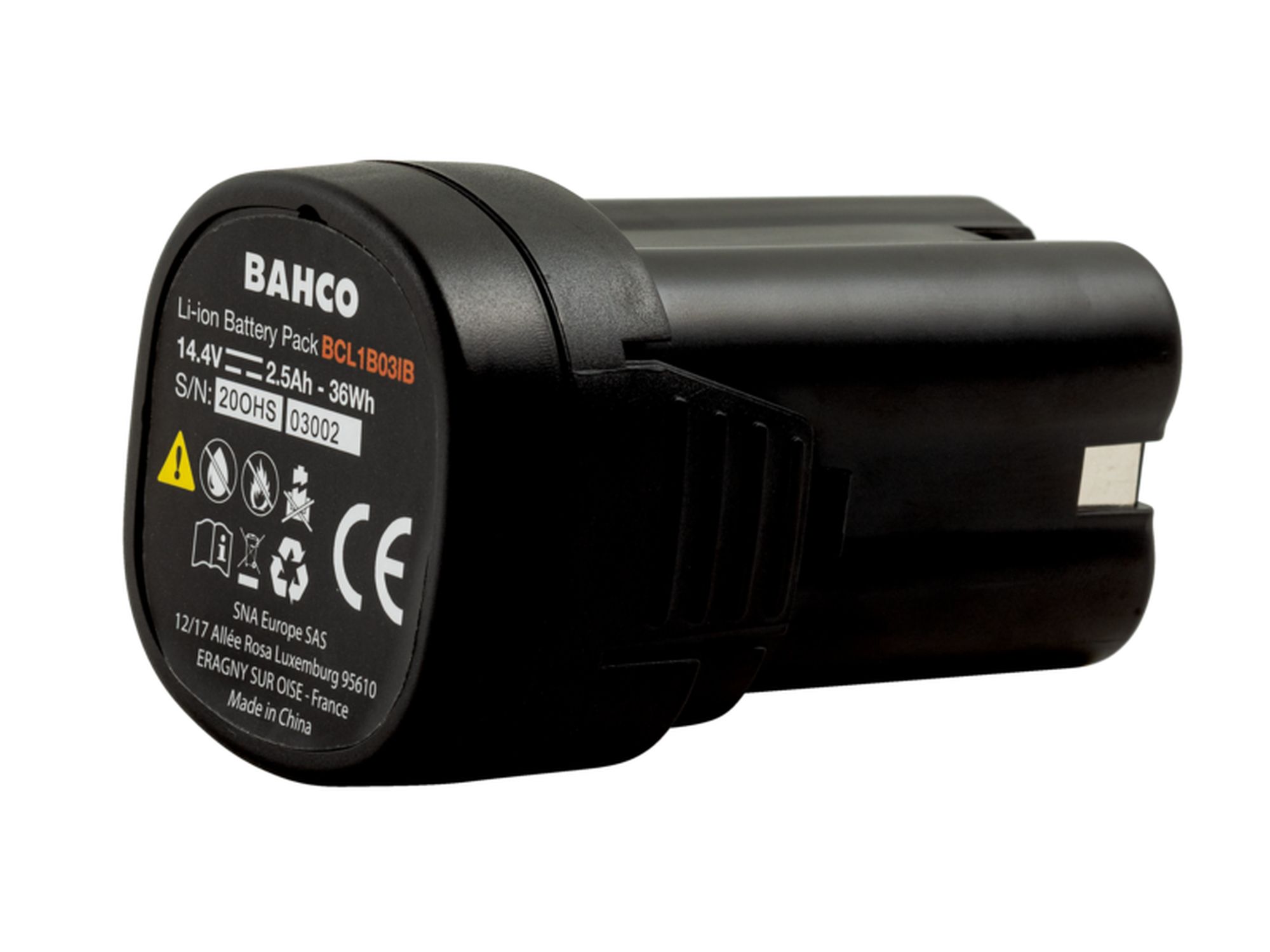 Baterías compactas de litio de 36 Wh