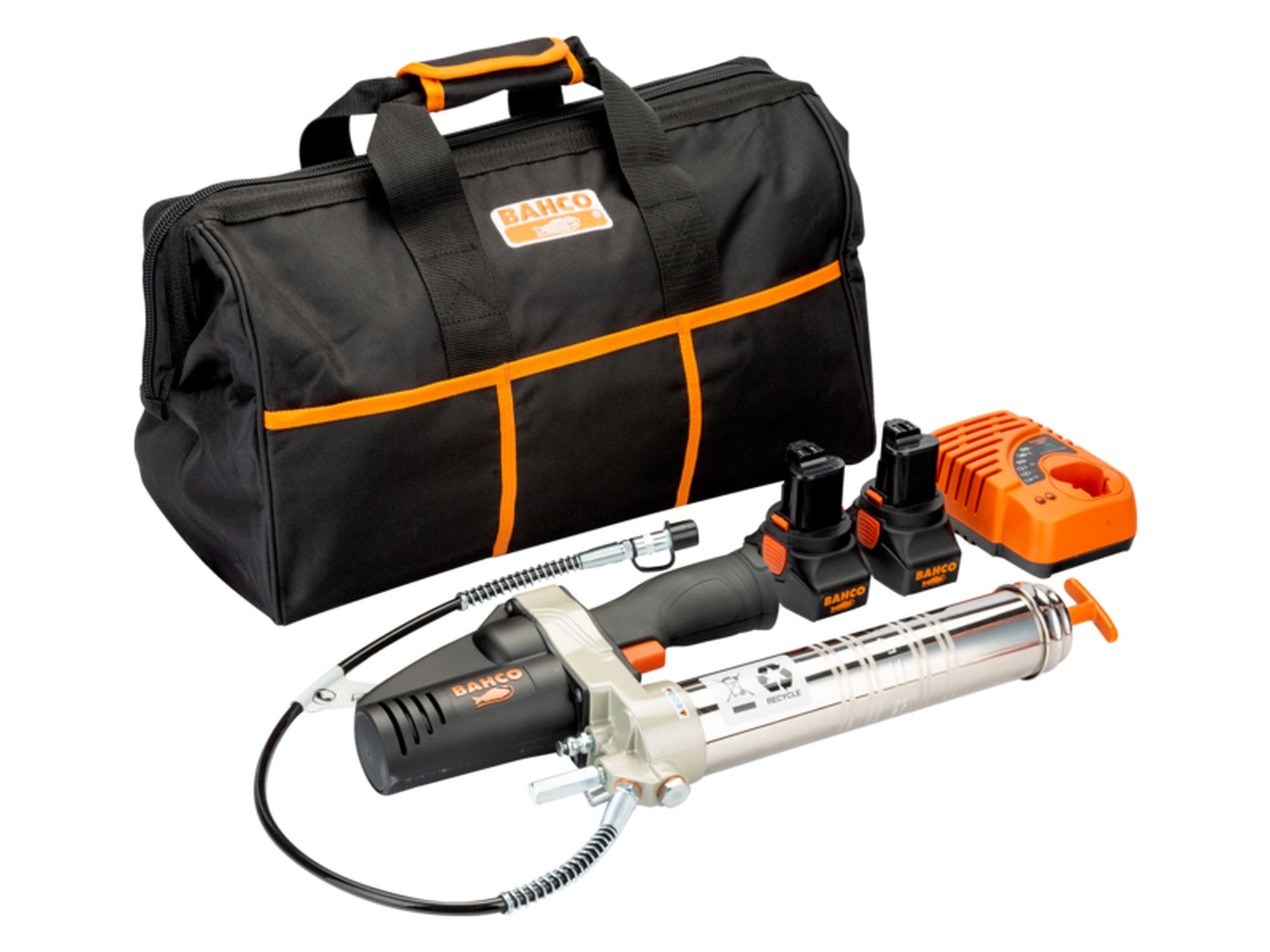 Engrasadores inalámbricos de 14,4 V con capacidad de 400 g