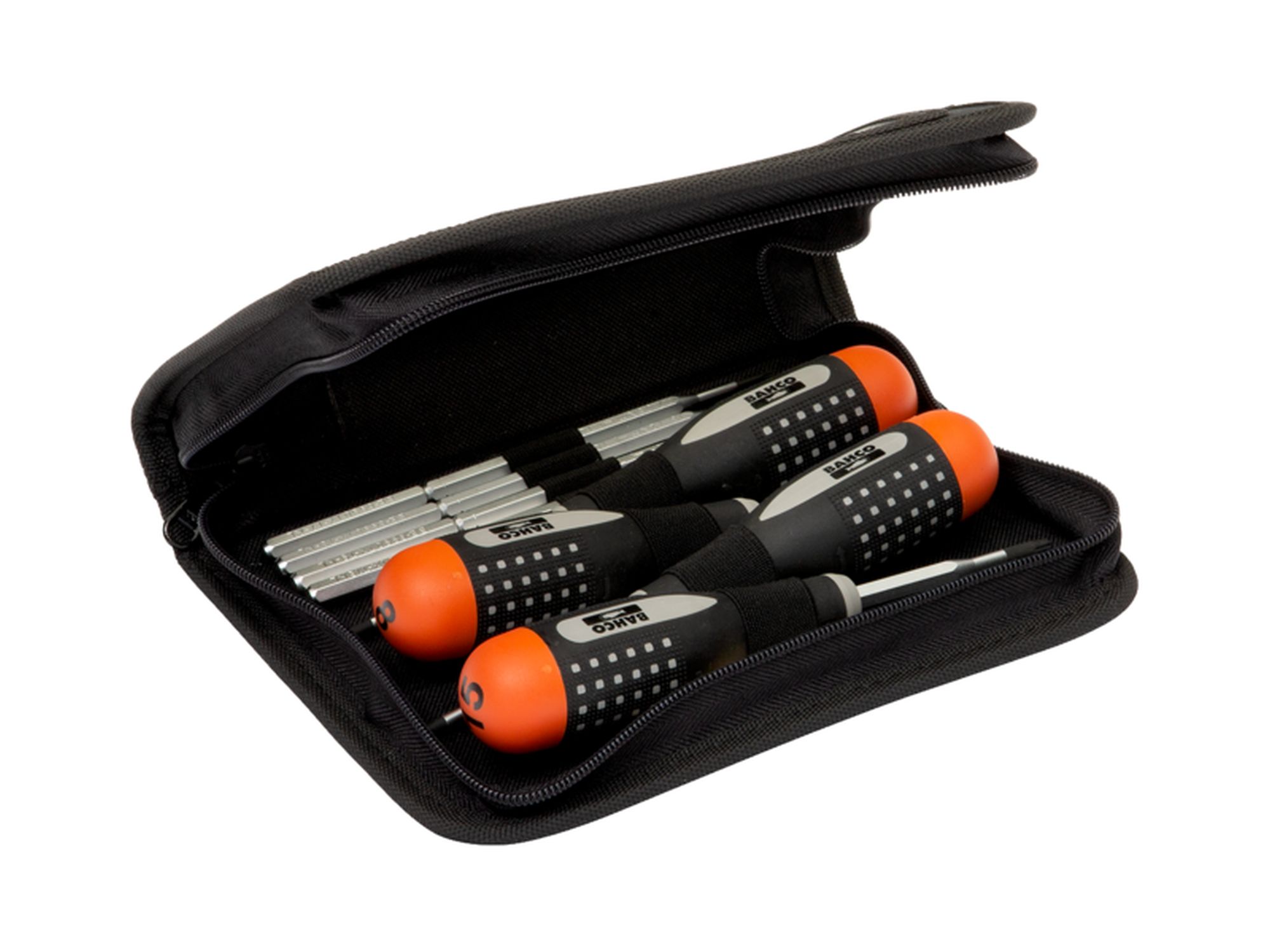 Juego de destornillador dinamométrico par prefijado ERGO™ con varillas intercambiables