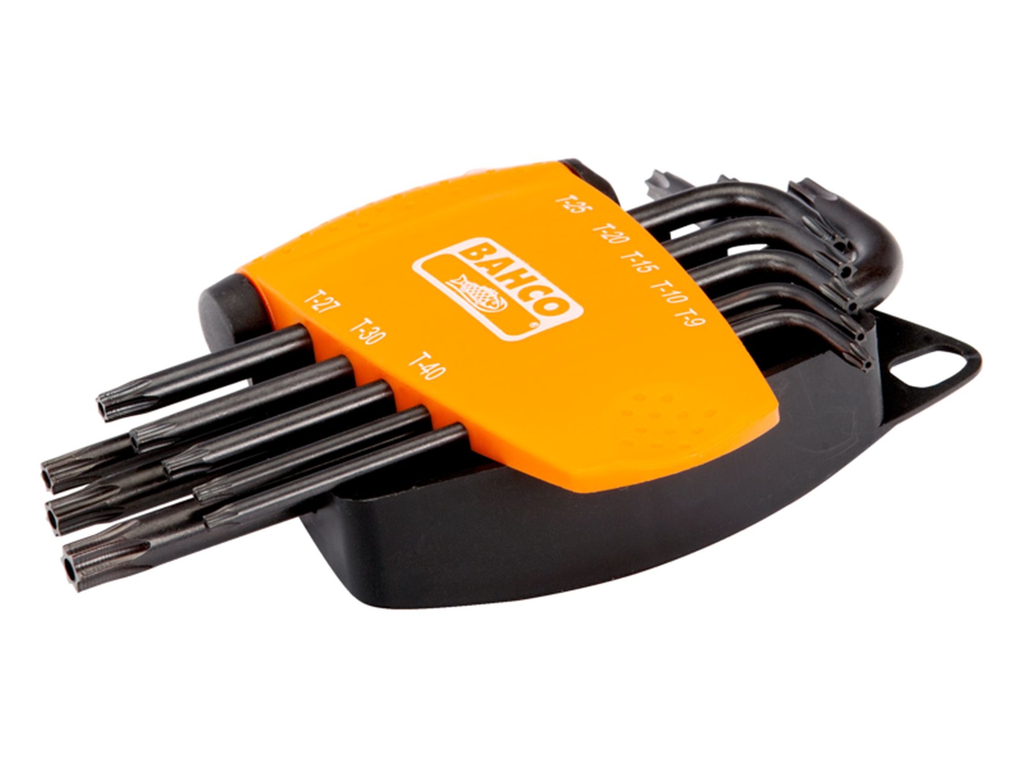 Juego de 8 llaves tipo allen hexagonales fosfatadas TORX® inviolables