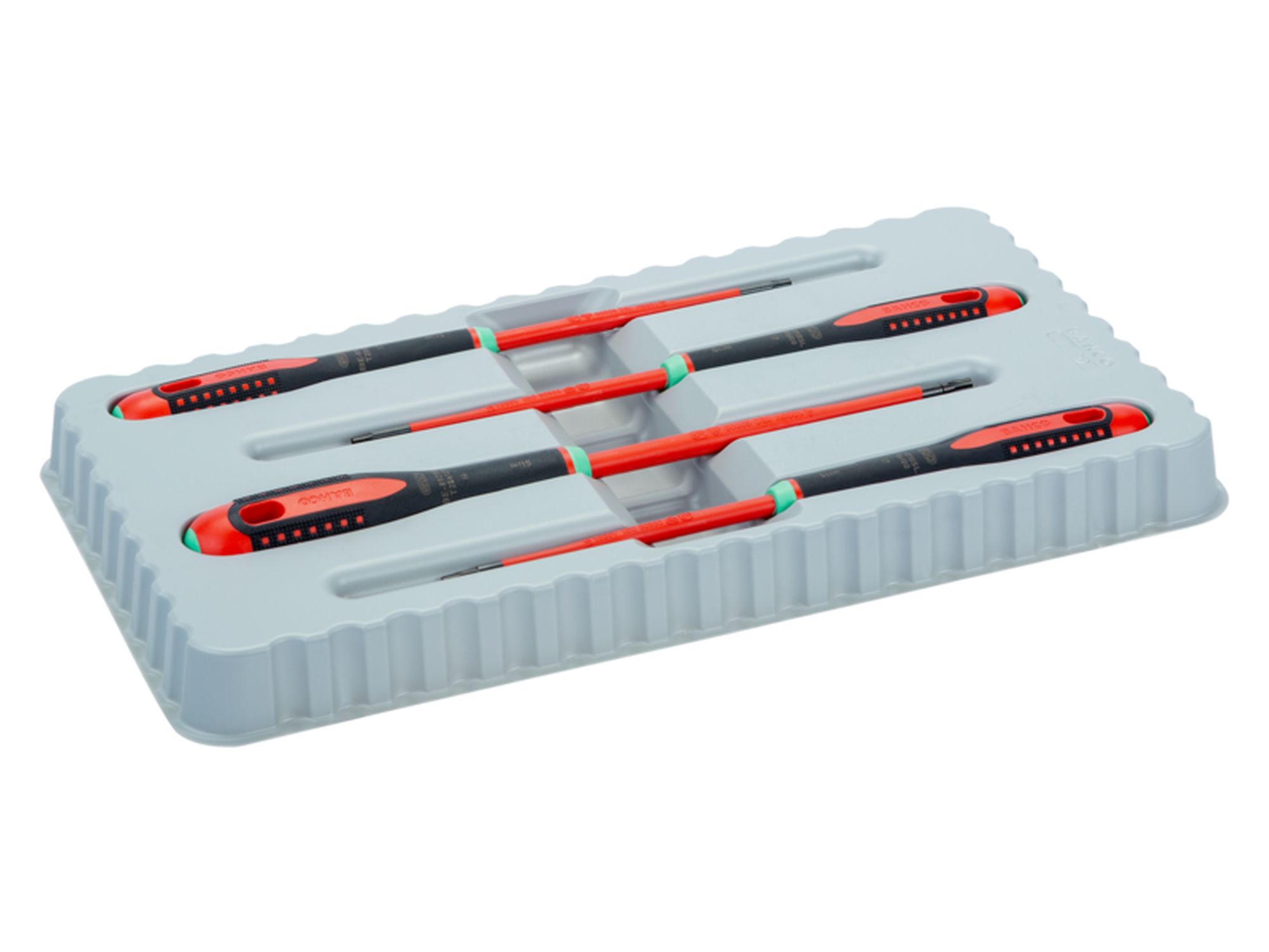 Juego de destornilladores TORX® varilla fina y aislados VDE ERGO™ con mango de tres componentes (4 piezas)