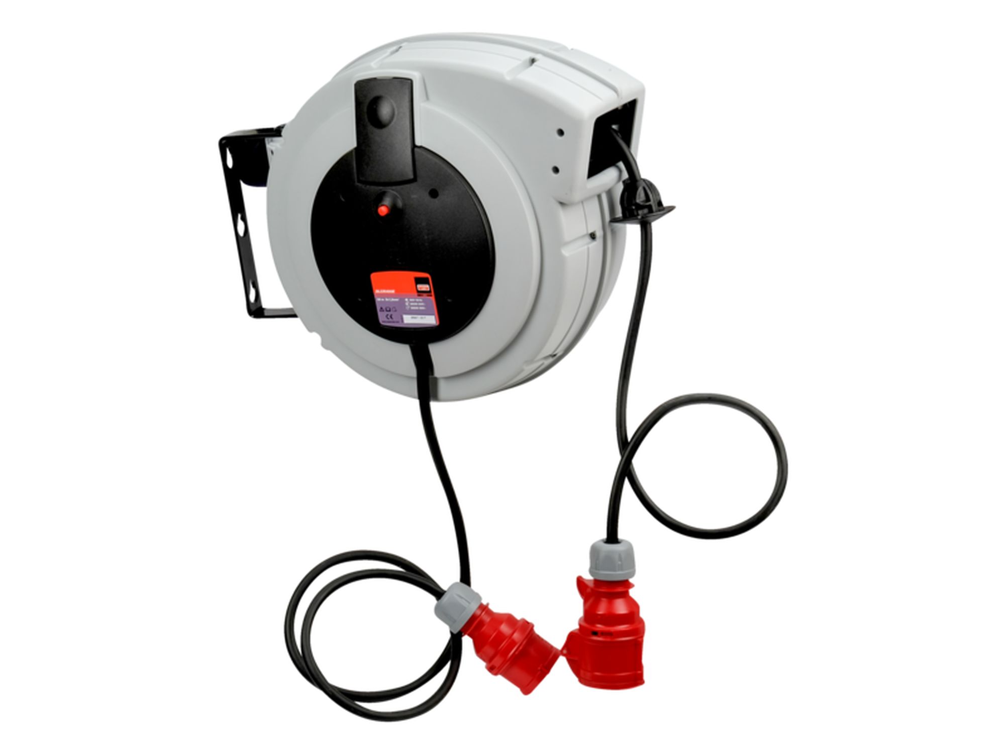 Enrollador de cable trifásico de 400 V sin lámpara