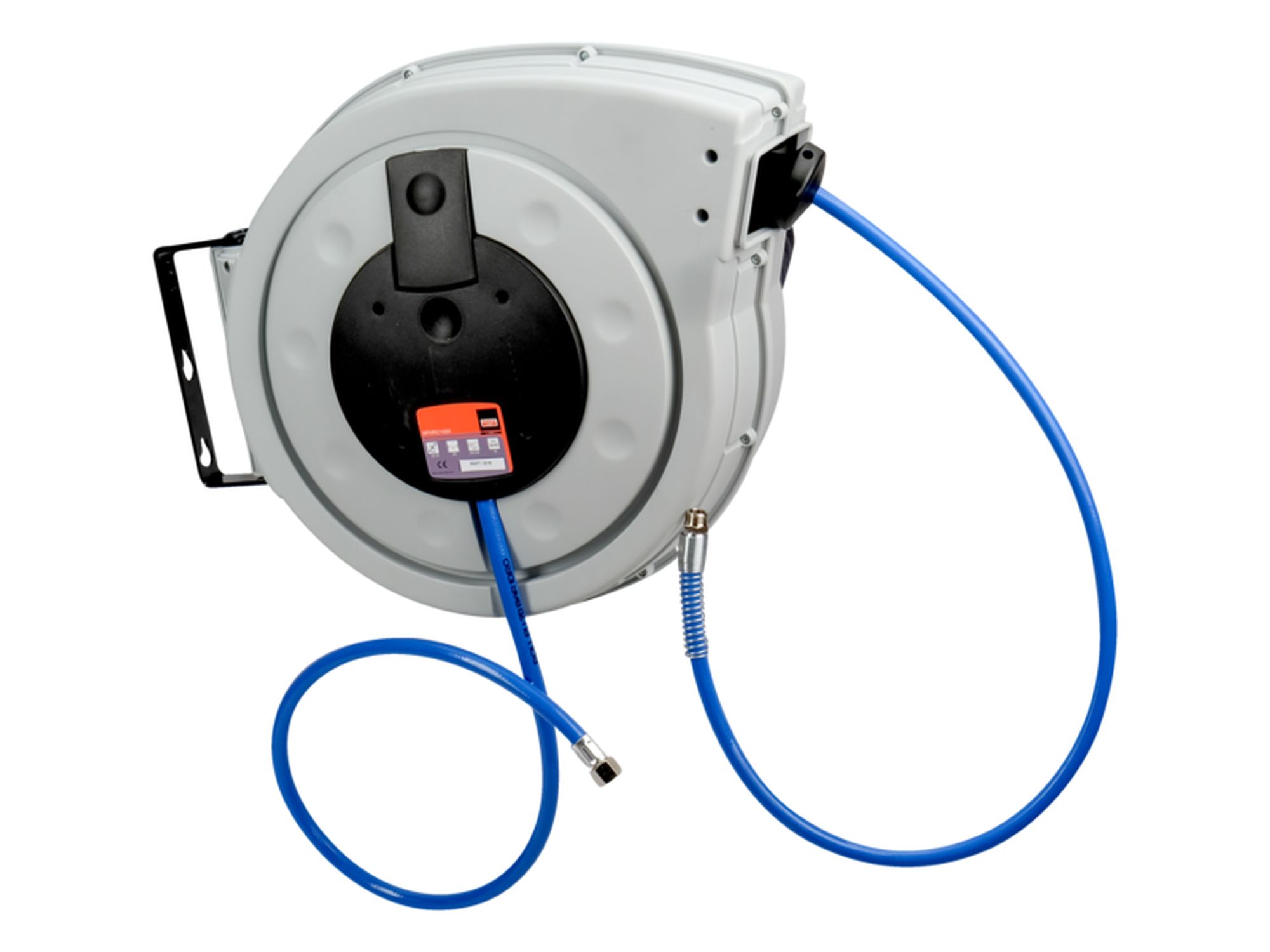 Carrete enrollador de aire comprimido