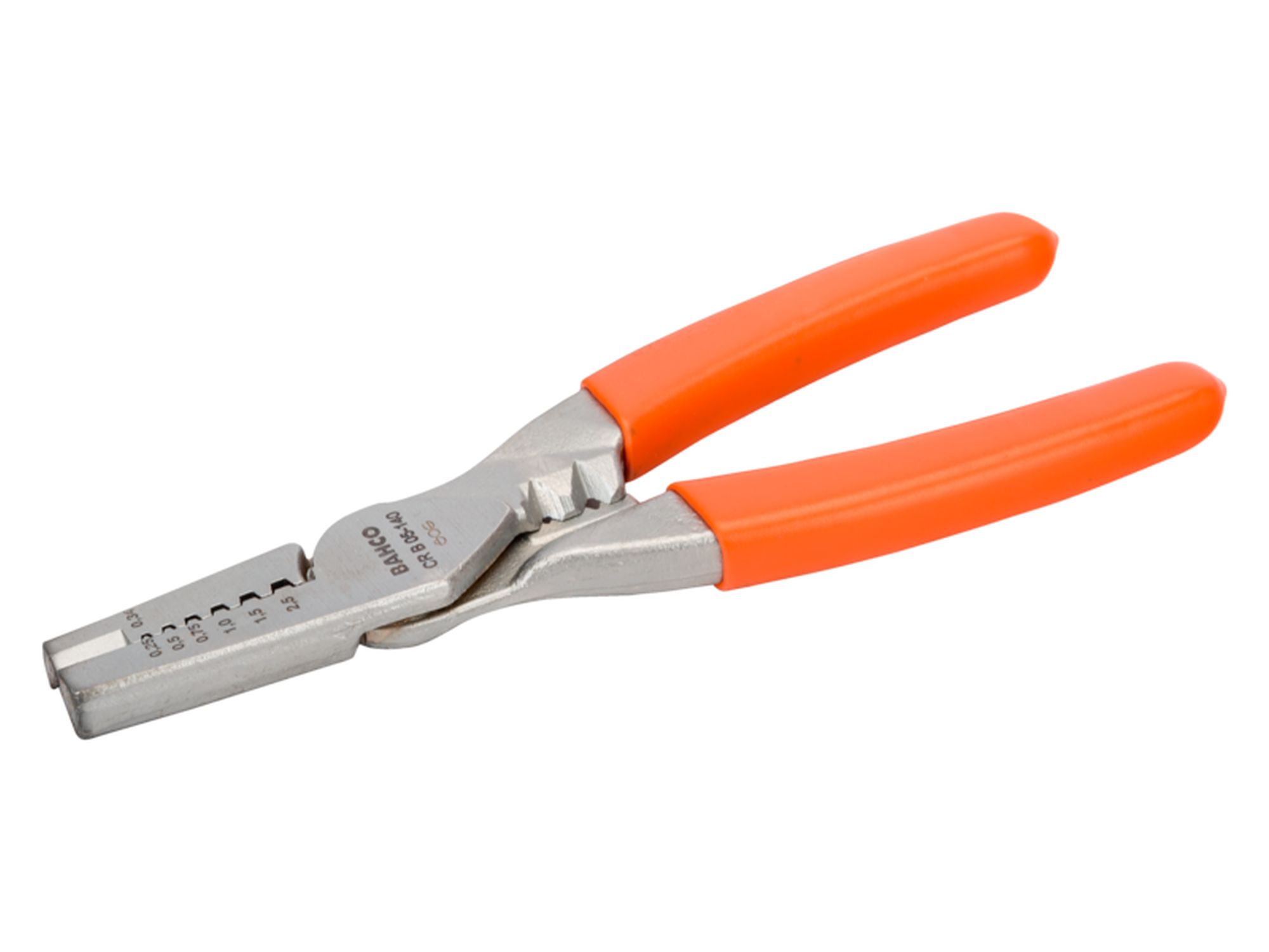 Alicates para terminales para conexiones de cable de patrón redondo de 0,5-2,5 mm²