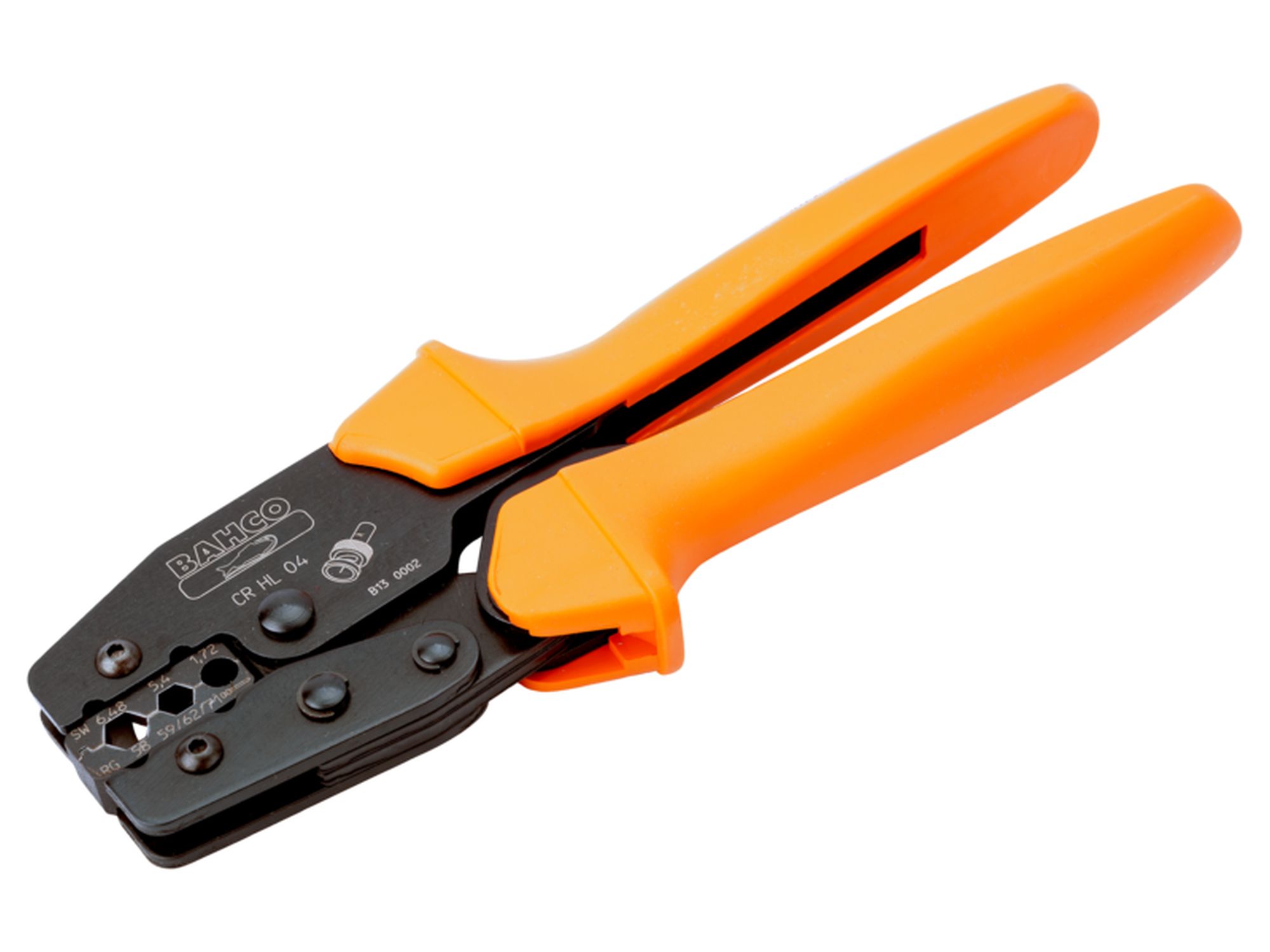 Alicates de carraca desembragable de gran efecto palanca para terminales de cables coaxiales de 225 mm