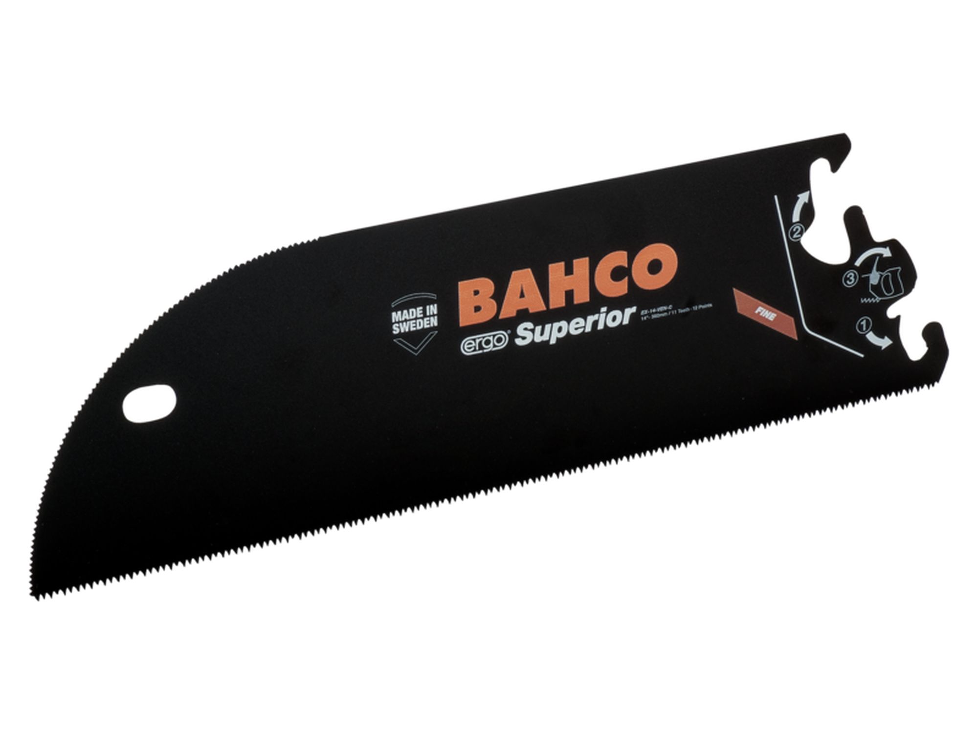 Hoja de sierra Superior™ de ranurar para contrachapado/plástico, se utiliza con mangos EX ERGO™, 11/12 DPP, 350 mm