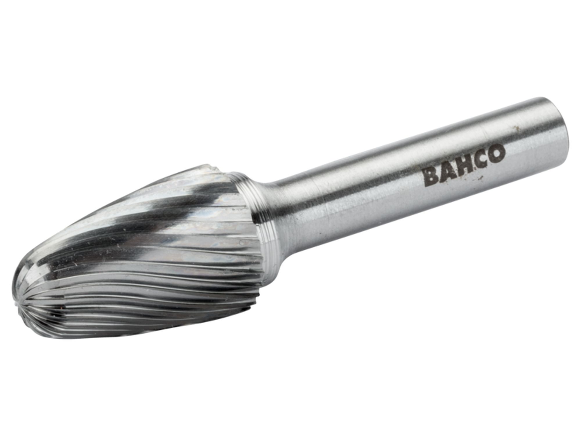 Lima rotativa ojival de punta redonda, de carburo de tungsteno, 3 x 13 mm, para metal, con extremo de corte medio (14/7 DPP, 3 mm)