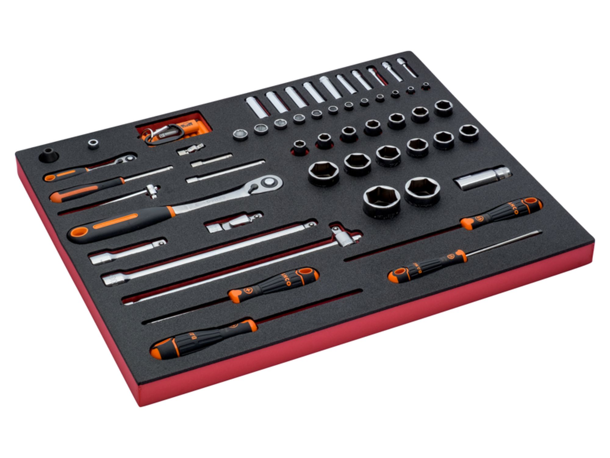 Juego de vasos y destornilladores de 1/4