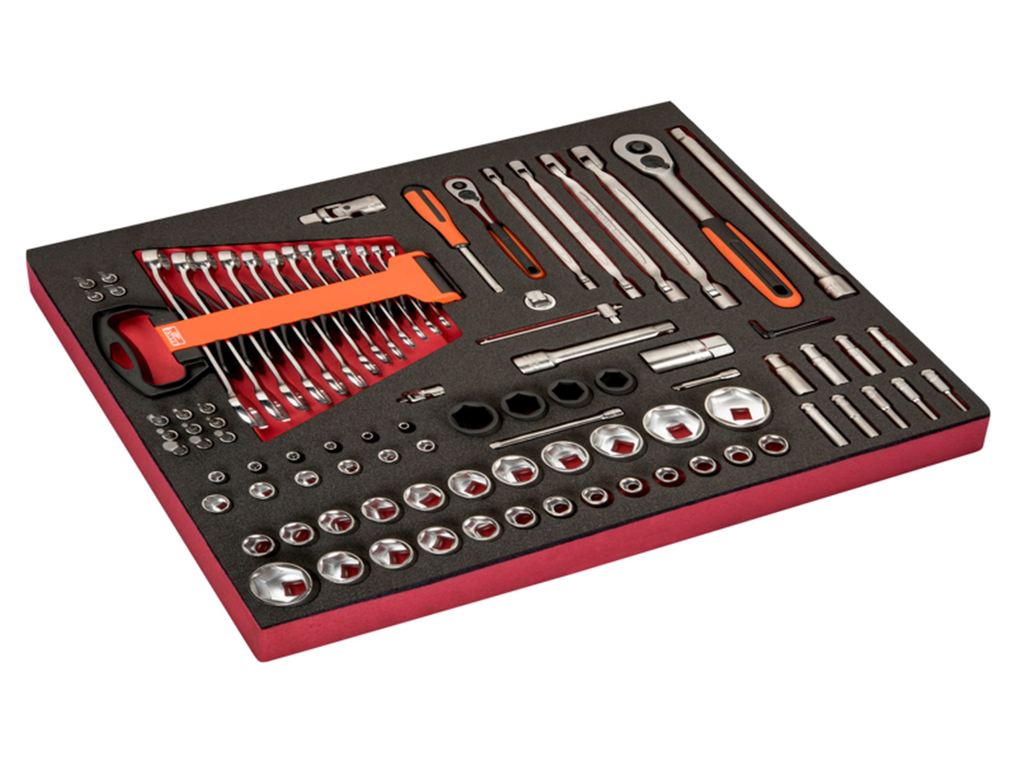 Juego de vasos en bandeja de foam 3/3 Fit&Go (93 unidades)