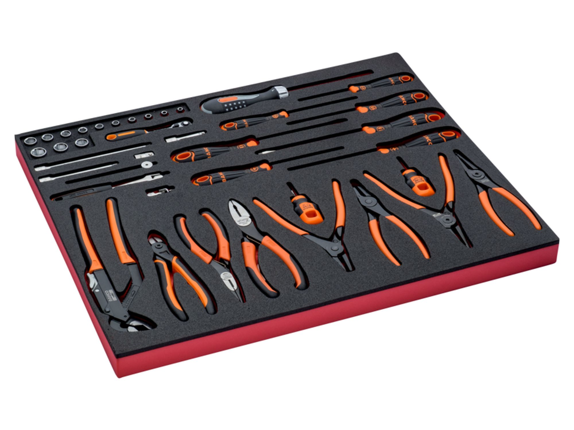 Juego de vasos/alicates/destornilladores de 1/4