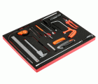 Composición de herramientas mixta en bandeja de foam 3/3 Fit&Go (18 piezas)
