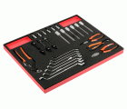 Juego de llaves/alicates en bandeja de foam 3/3 Fit&Go (29 piezas)