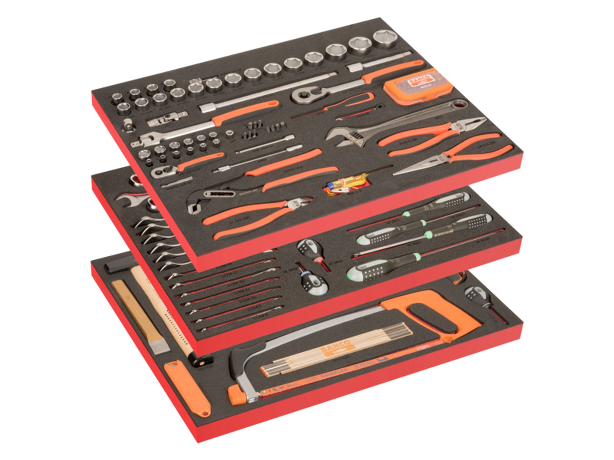 General Purpose 3 Foam Toolkit - 158 Pcs