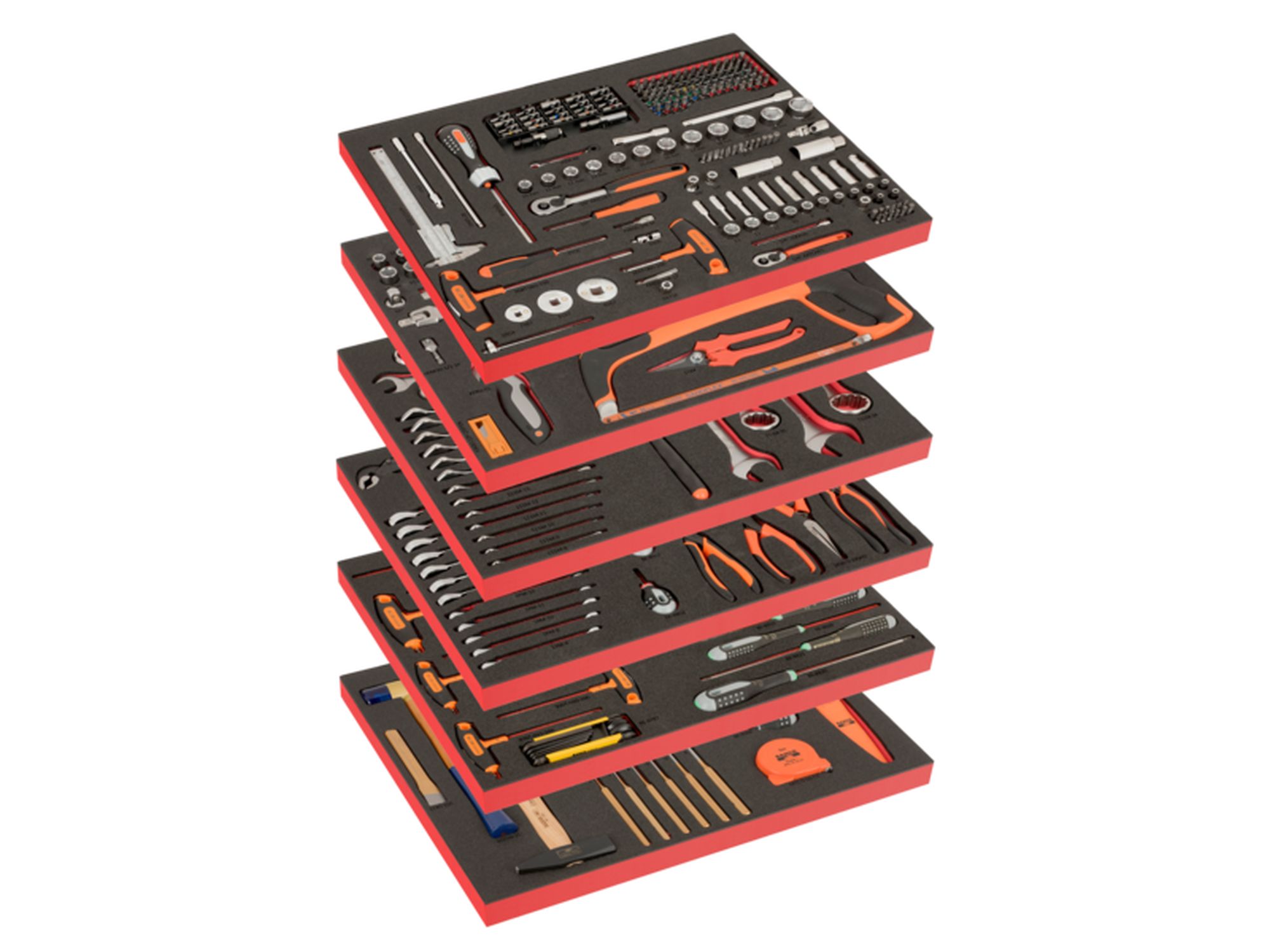 General Purpose 6 Foam Toolkit - 346 Pcs