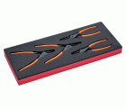 Juego de alicates para arandelas en bandeja de foam 1/3 Fit&Go (4 piezas)