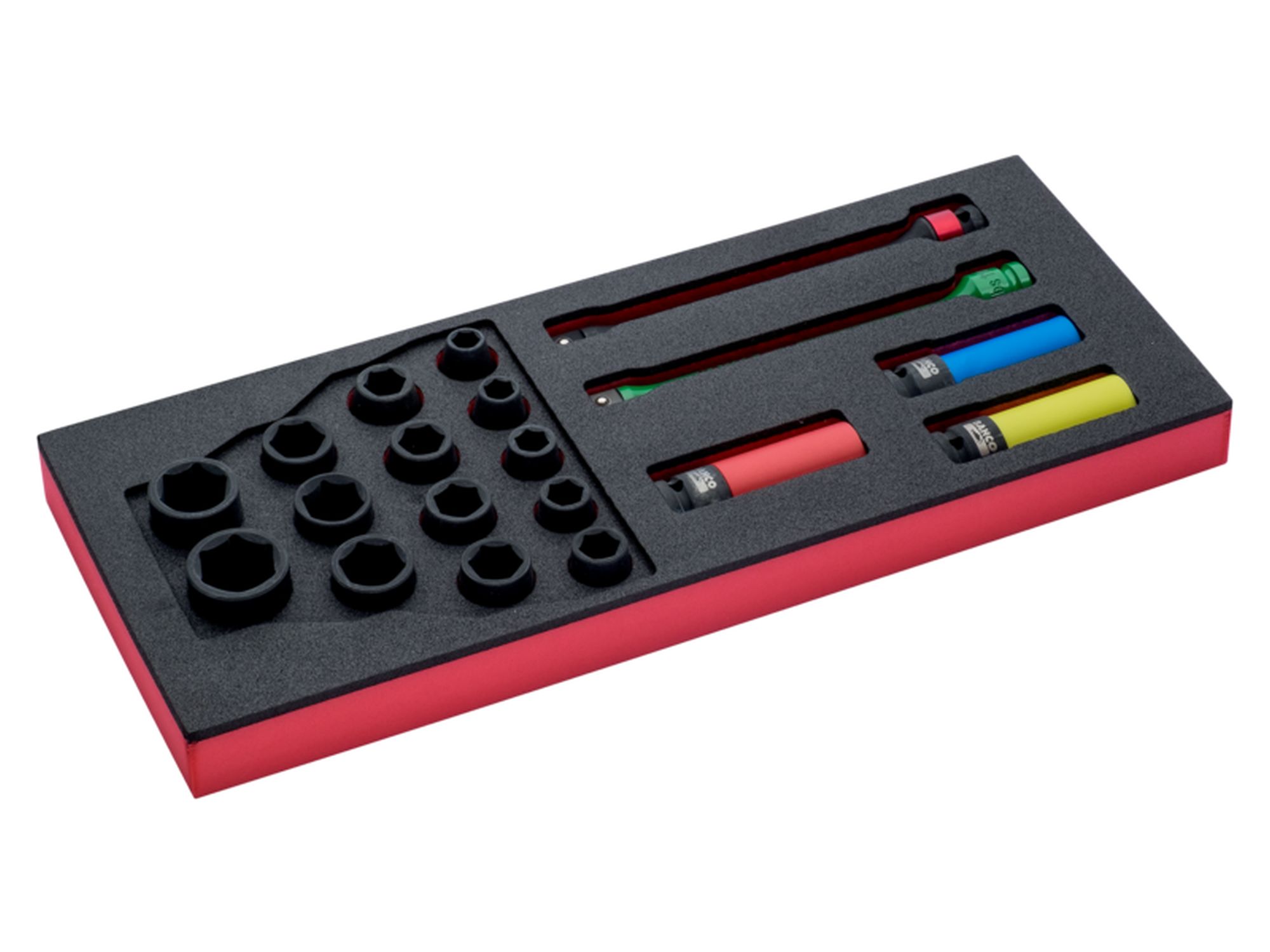 Juego de barras de torsión y vasos en bandeja de foam 1/3 Fit&Go (6 piezas)