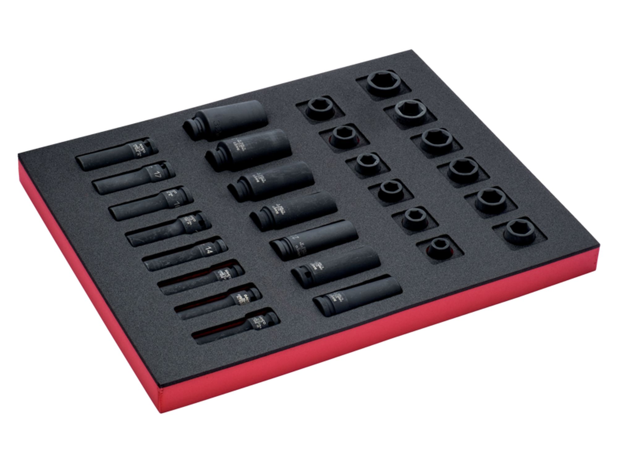 Juego de vasos de impacto de serie larga de 1/2