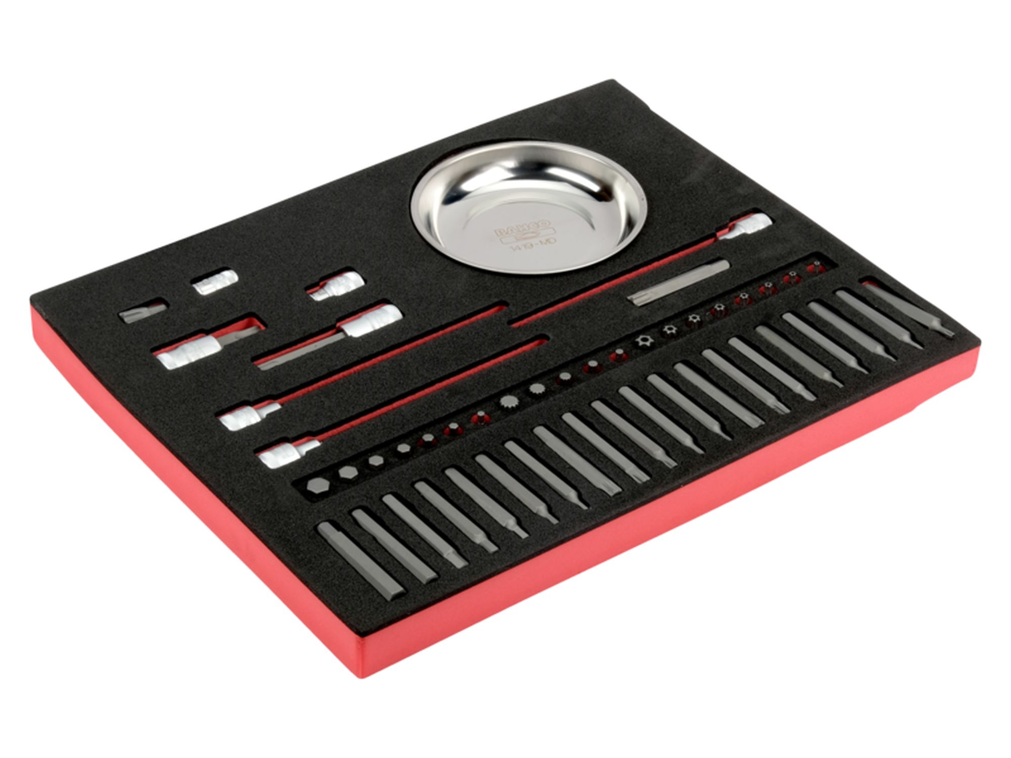 Juego de plato magnético y puntas en bandeja de foam 2/3 Fit&Go (50 piezas)