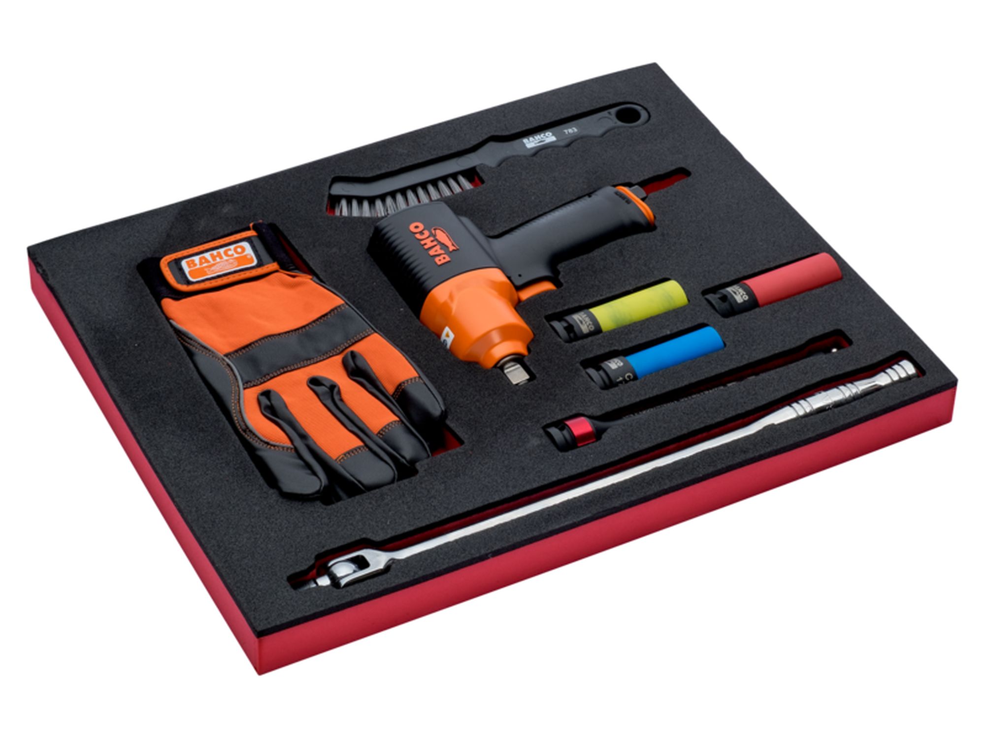 Juego de llaves de impacto mini de 1/2