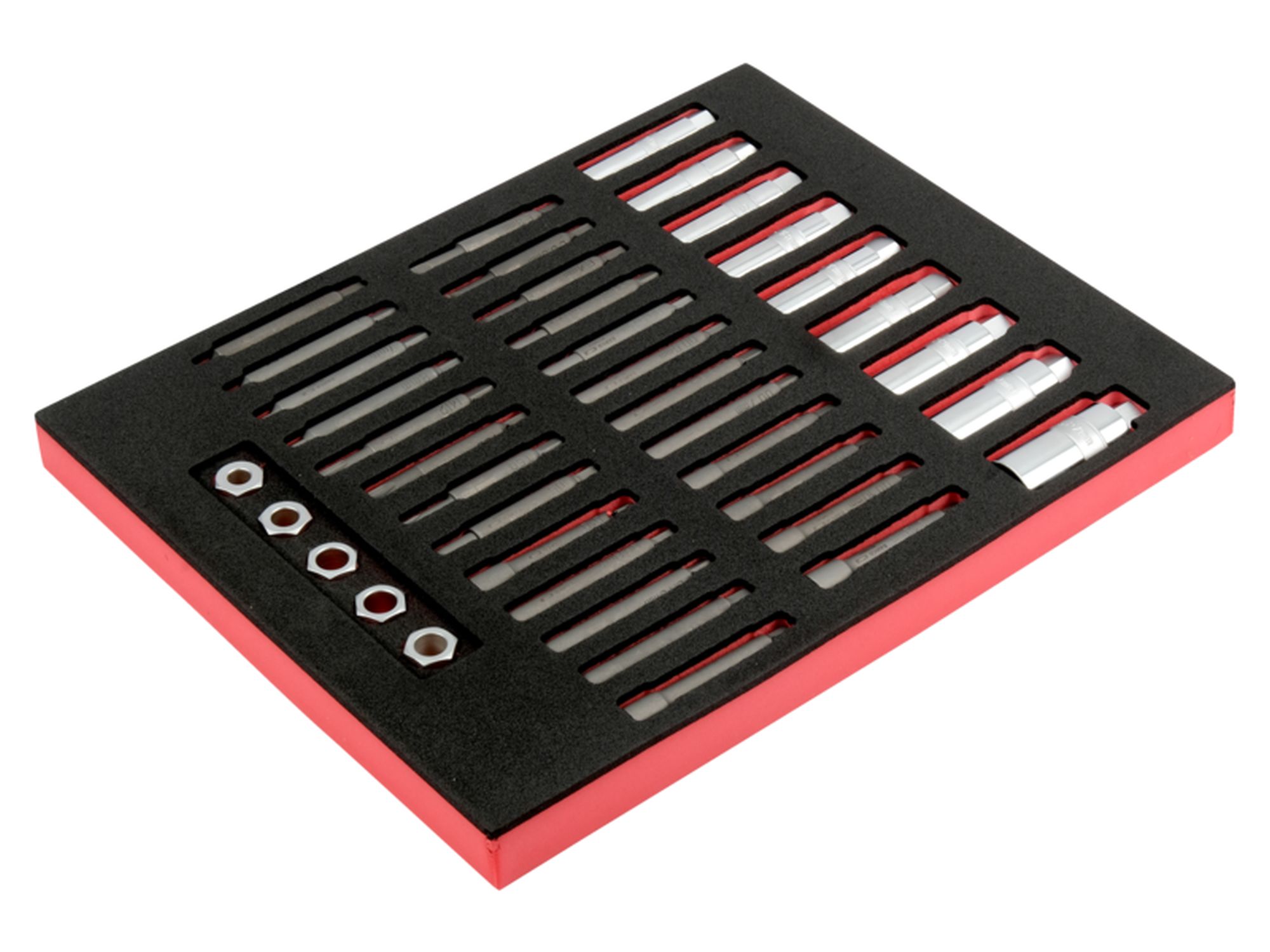 Juego para copelas de suspensión en bandeja de foam 2/3 Fit&Go (39 piezas)