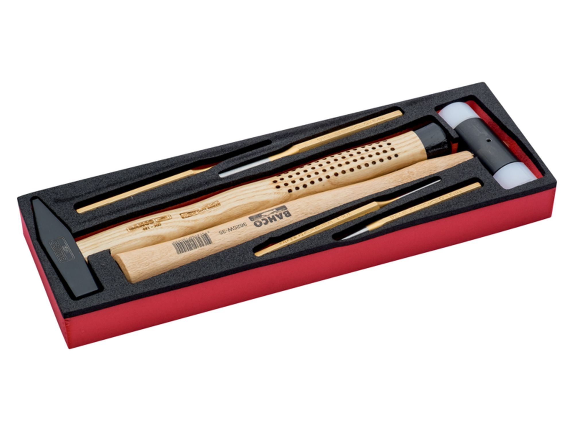 Juego de herramientas de golpeo en bandeja de foam para las maletas rígidas 