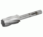 Lima rotativa cilíndrica en forma de A, de acero rápido, 12 x 25 mm, para acero blando, con corte medio (6 mm)