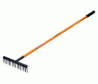 Rastrillo de paisajismo ancho con 16 púas (1545 mm)