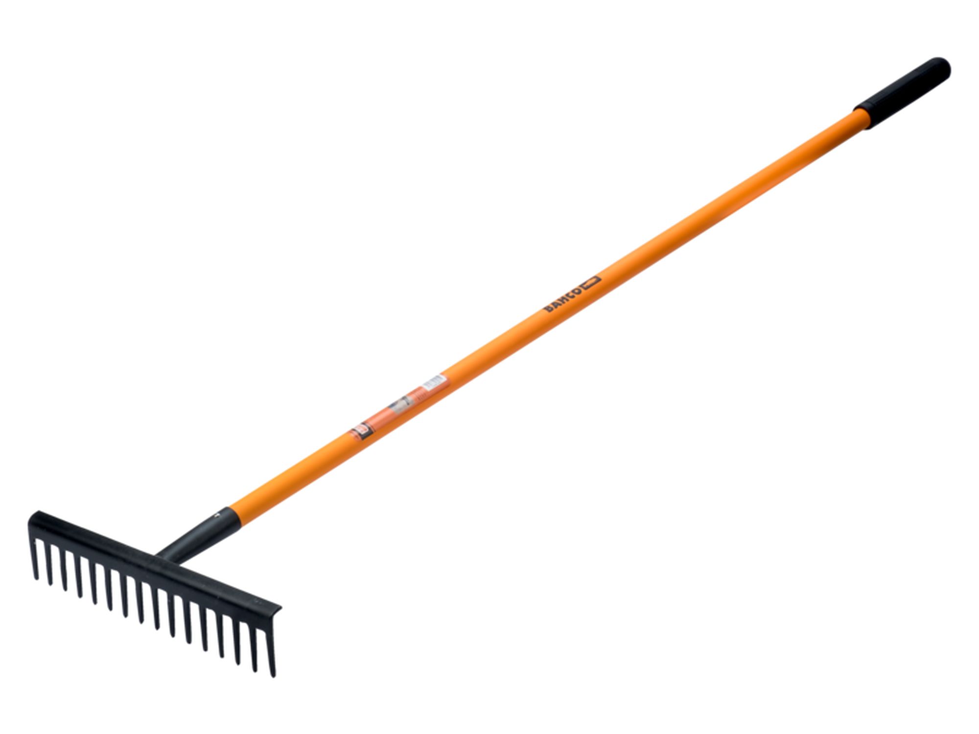 Rastrillo de paisajismo ancho con 16 púas (1545 mm)