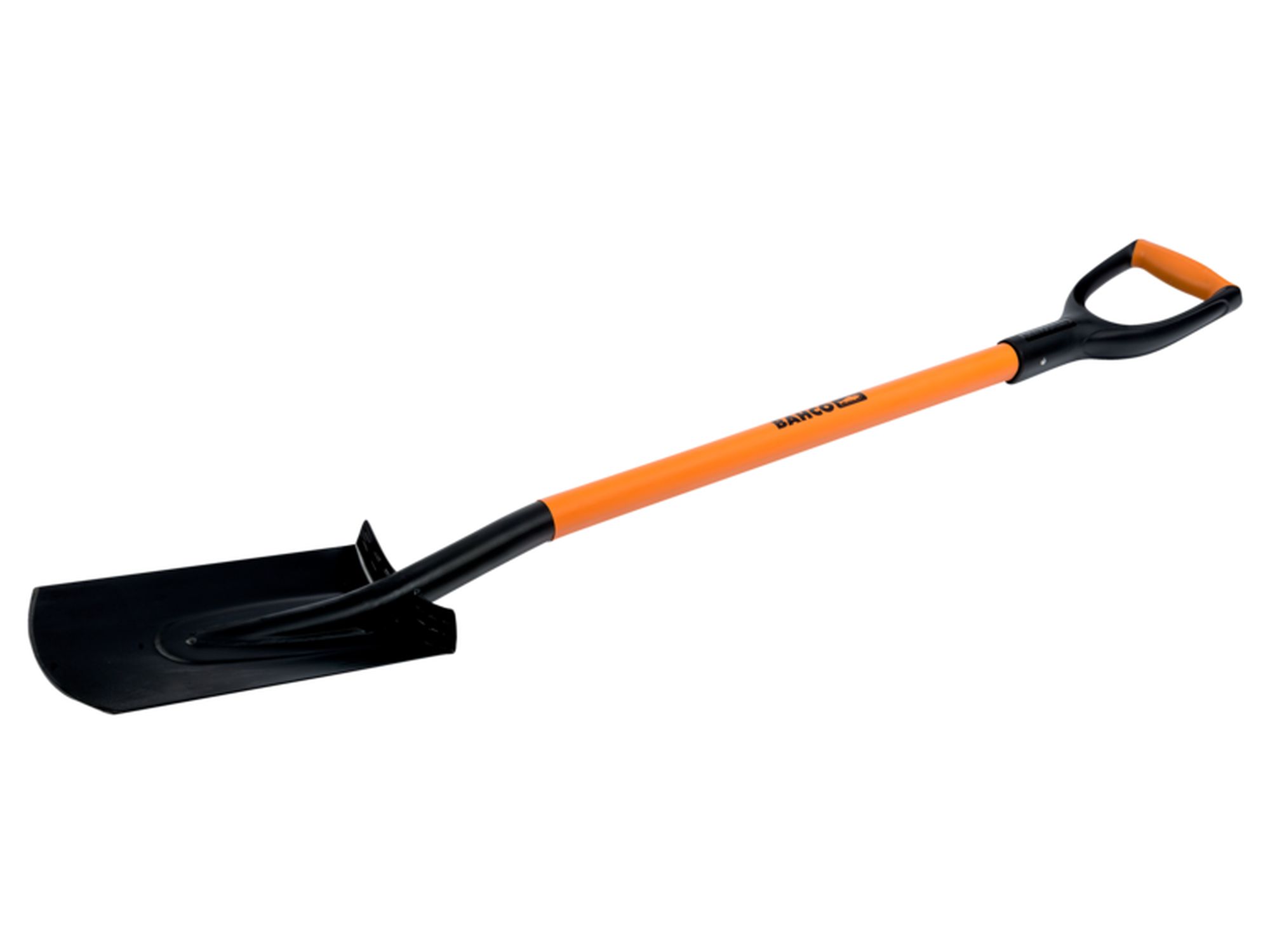 Pala de jardinería con mango en D bi-componente, 1200 mm, tamaño grande