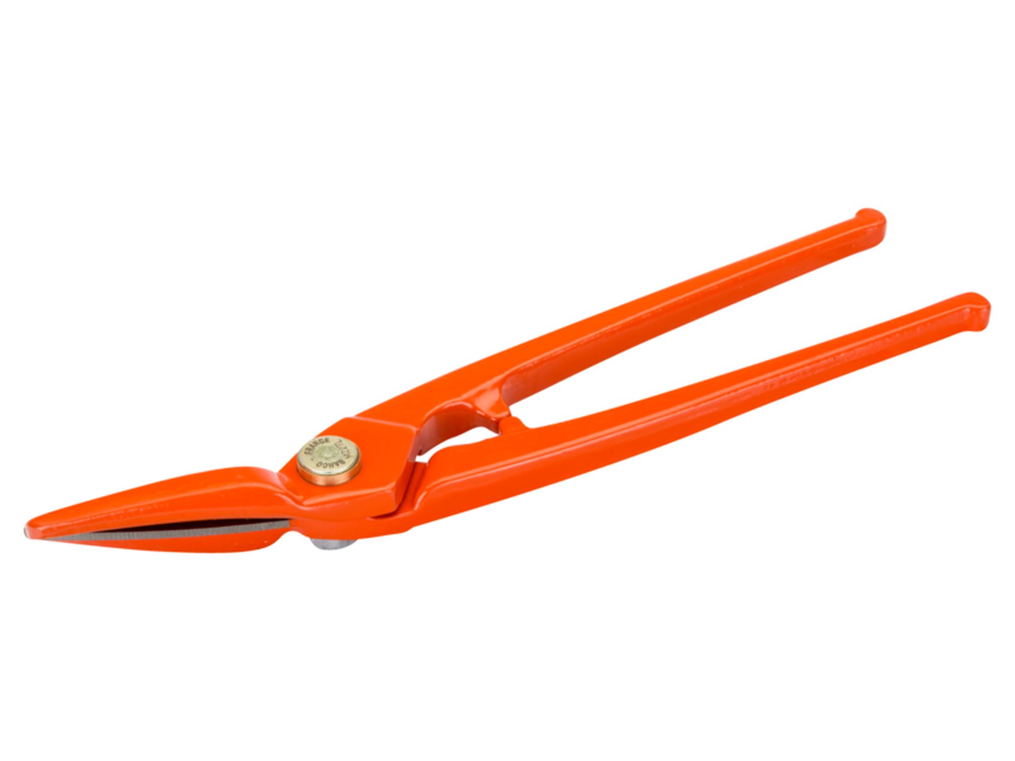 Tijera cortachapas tradicional/industrial de corte recto y a izquierdas con dos hojas finas (270 mm)