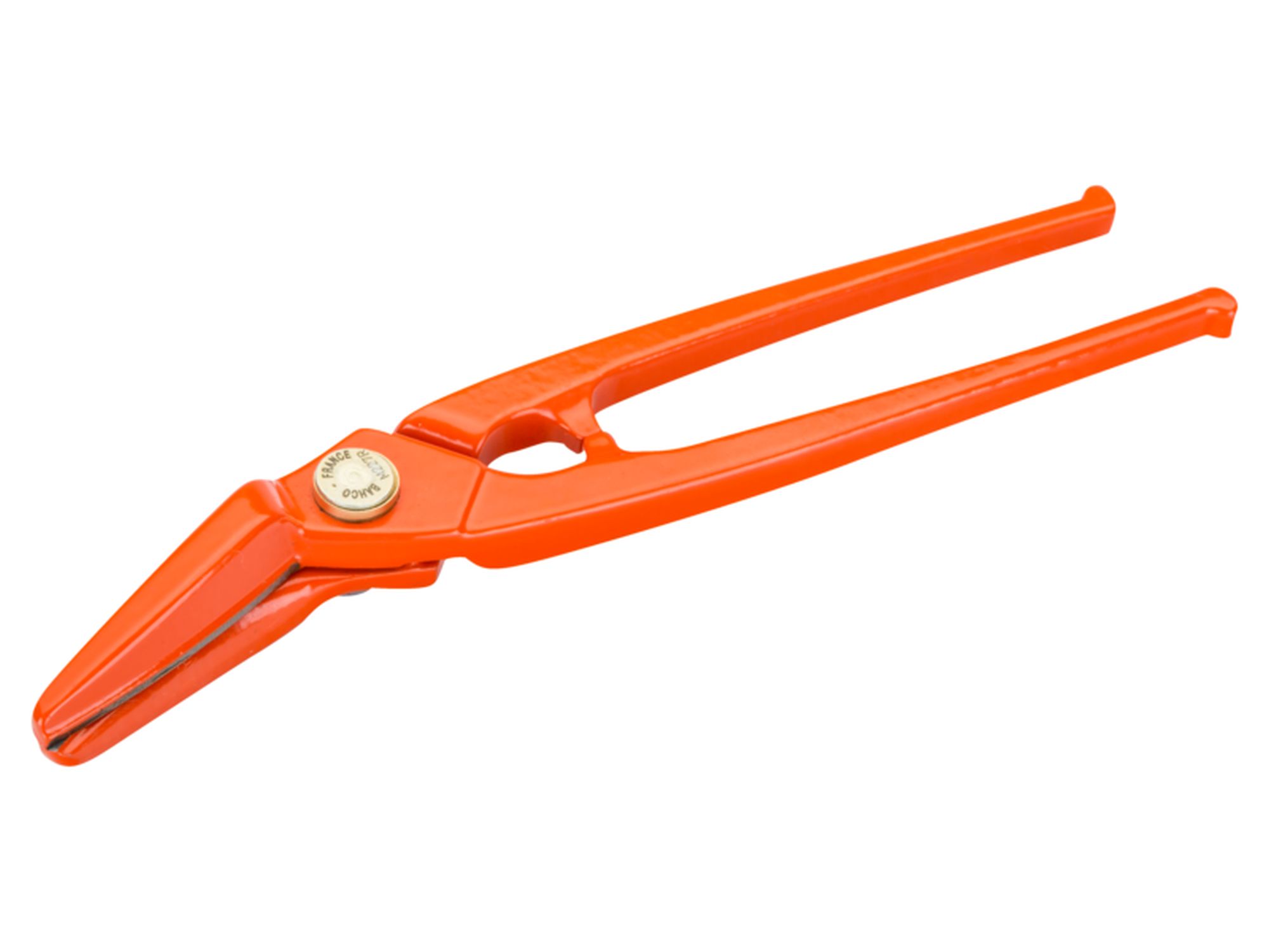 Tijera cortachapas tradicional/industrial de corte recto y a derechas con dos hojas finas (270 mm)