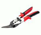 Tijera para chapa de corte a izquierdas con más potencia gracias a la acción de palanca y mango rojo (250 mm)