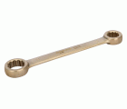Llave de estrella plana de dos bocas de 22 x 24 mm, anti-chispa de aluminio bronce (220 mm)
