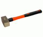 Maza anti-chispa con cabeza de aluminio bronce y mango de fibra de vidrio (2,5 kg)