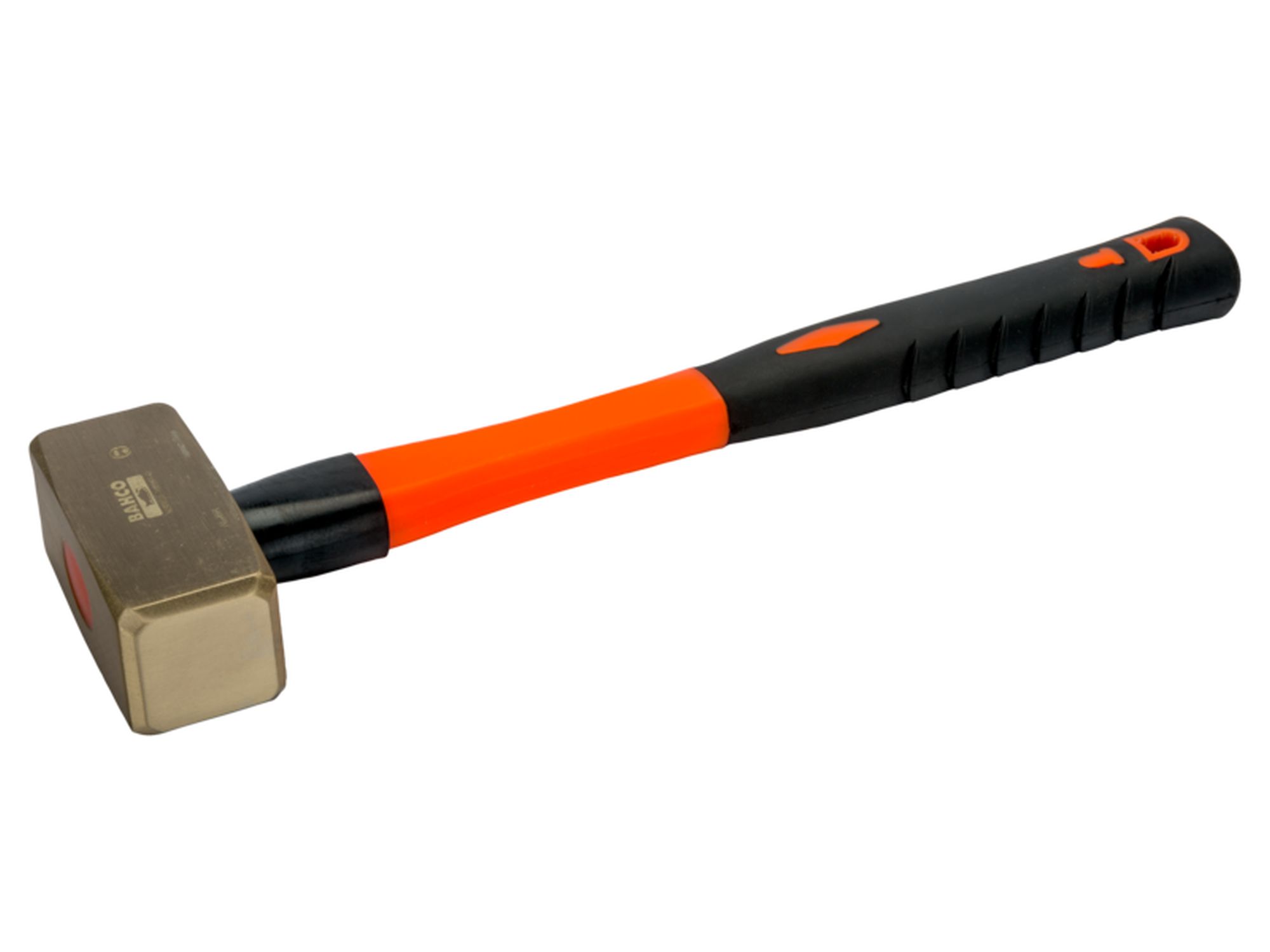 Maza anti-chispa con cabeza de aluminio bronce y mango de fibra de vidrio (2,5 kg)