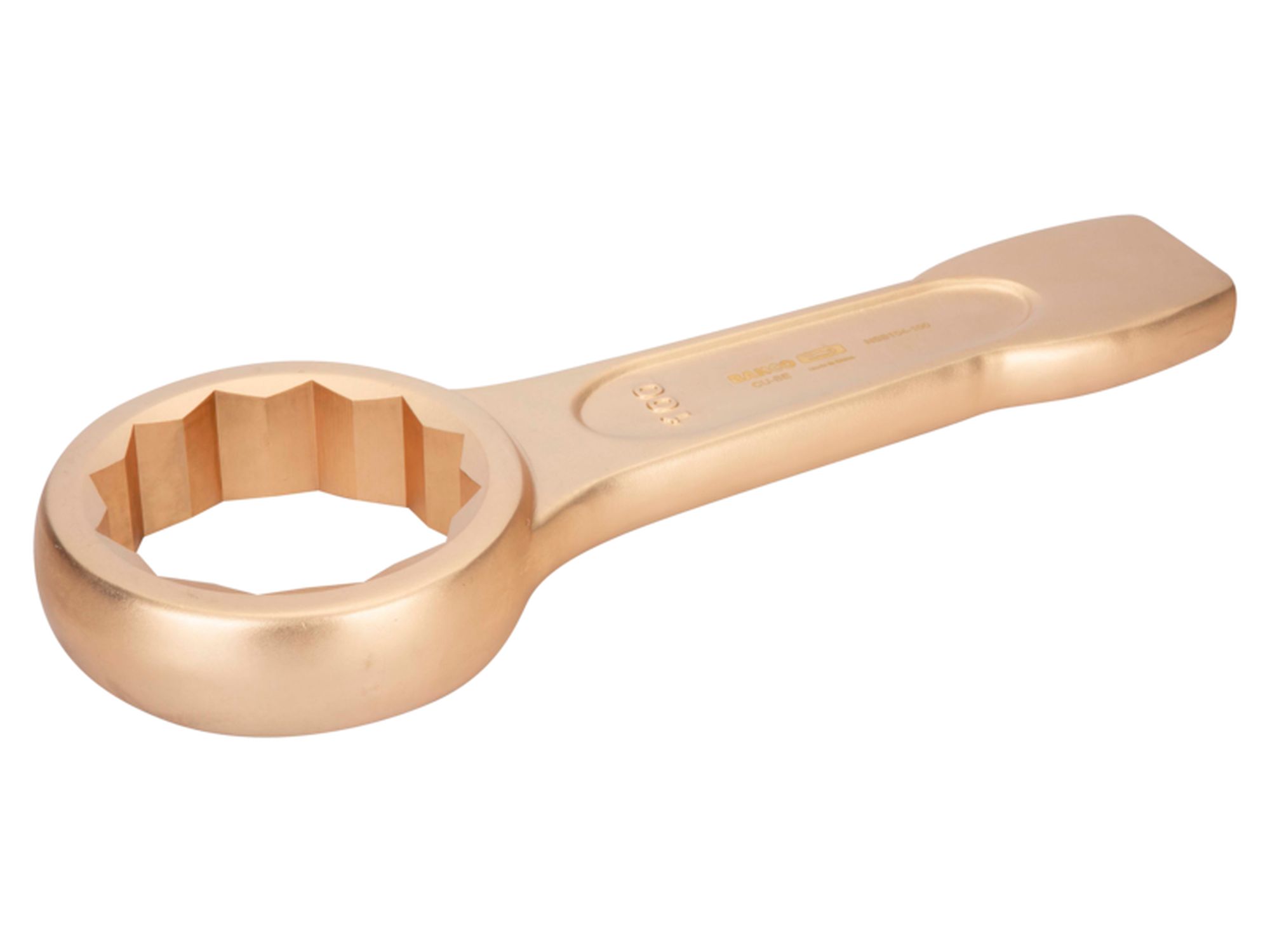 Llave estrella de golpe de 35 mm, anti-chispa de Cobre Berilio (205 mm)