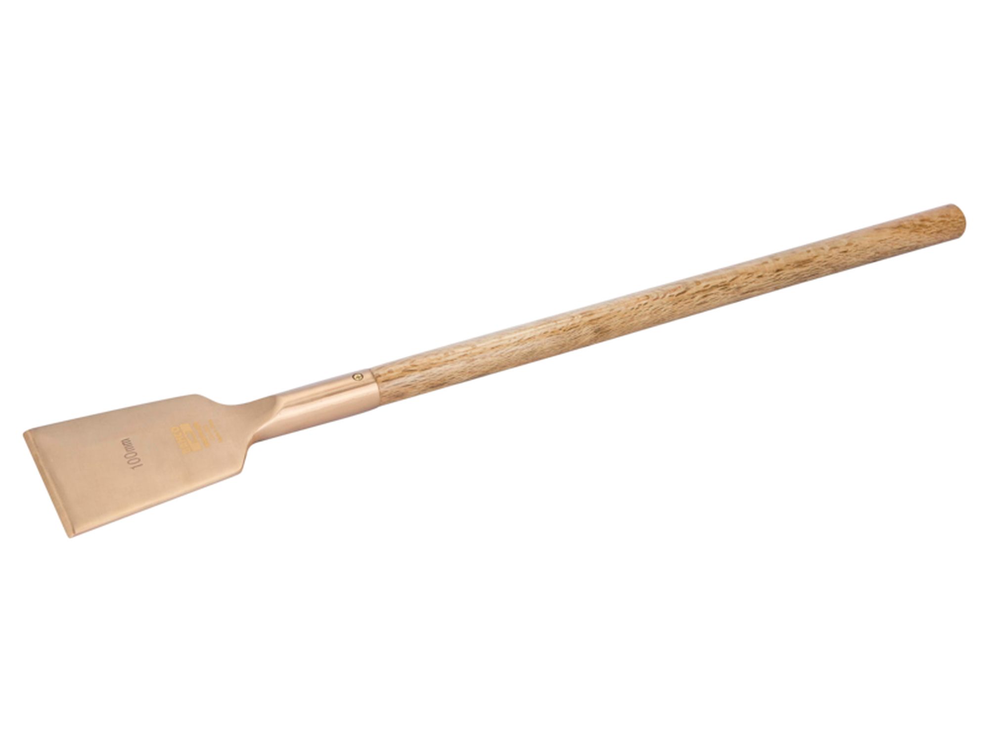 Rasqueta de varilla larga, anti-chispa de Cobre Berilio (100 mm)