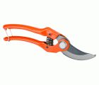 Tijeras de podar de una mano de corte deslizante de 15 mm con mango de acero estampado y prensado y cabezal de corte angular de 180 mm