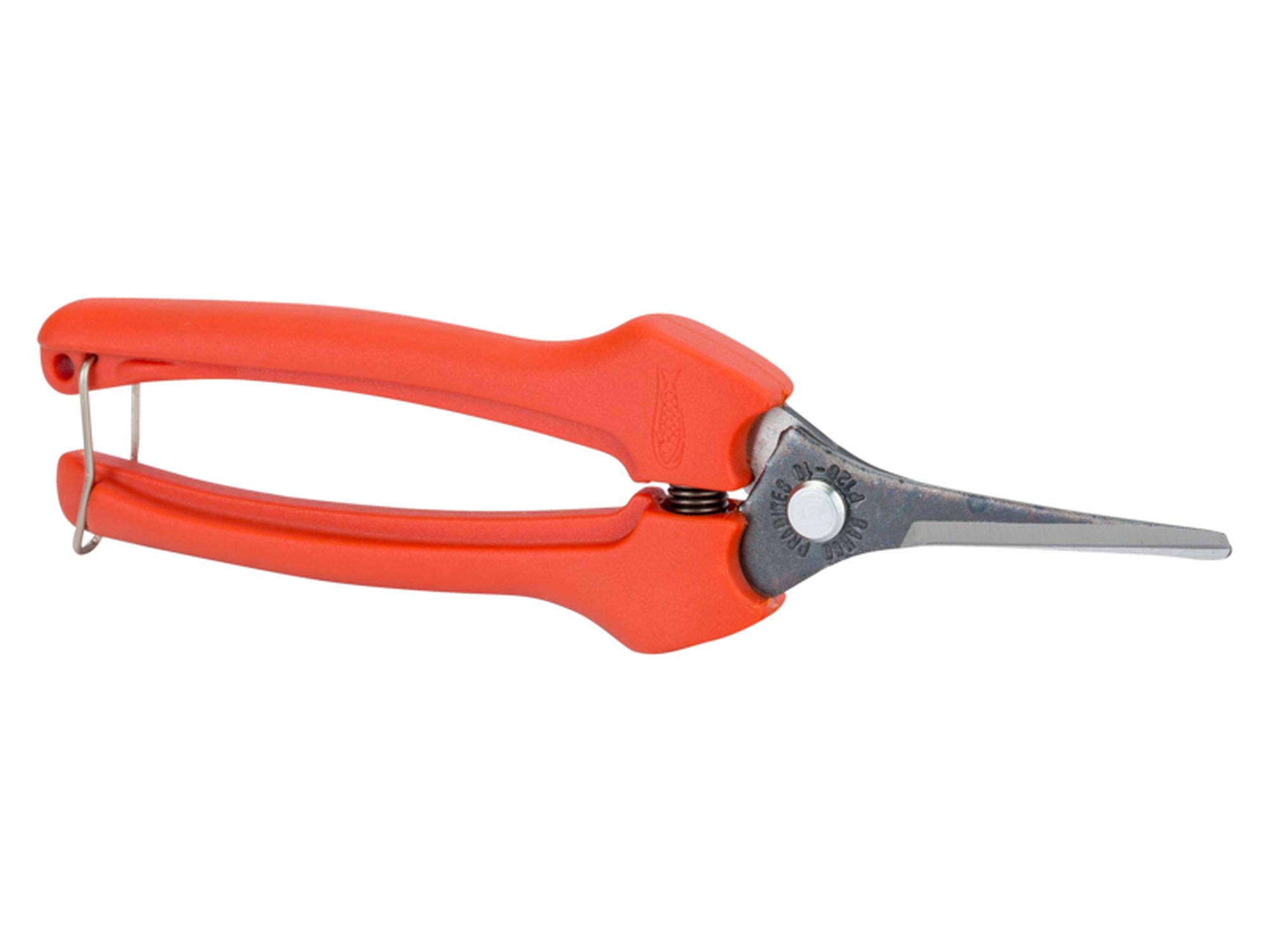 Tijeras de 6 mm de filo recto y corto con mango de fibra de vidrio de 190 mm