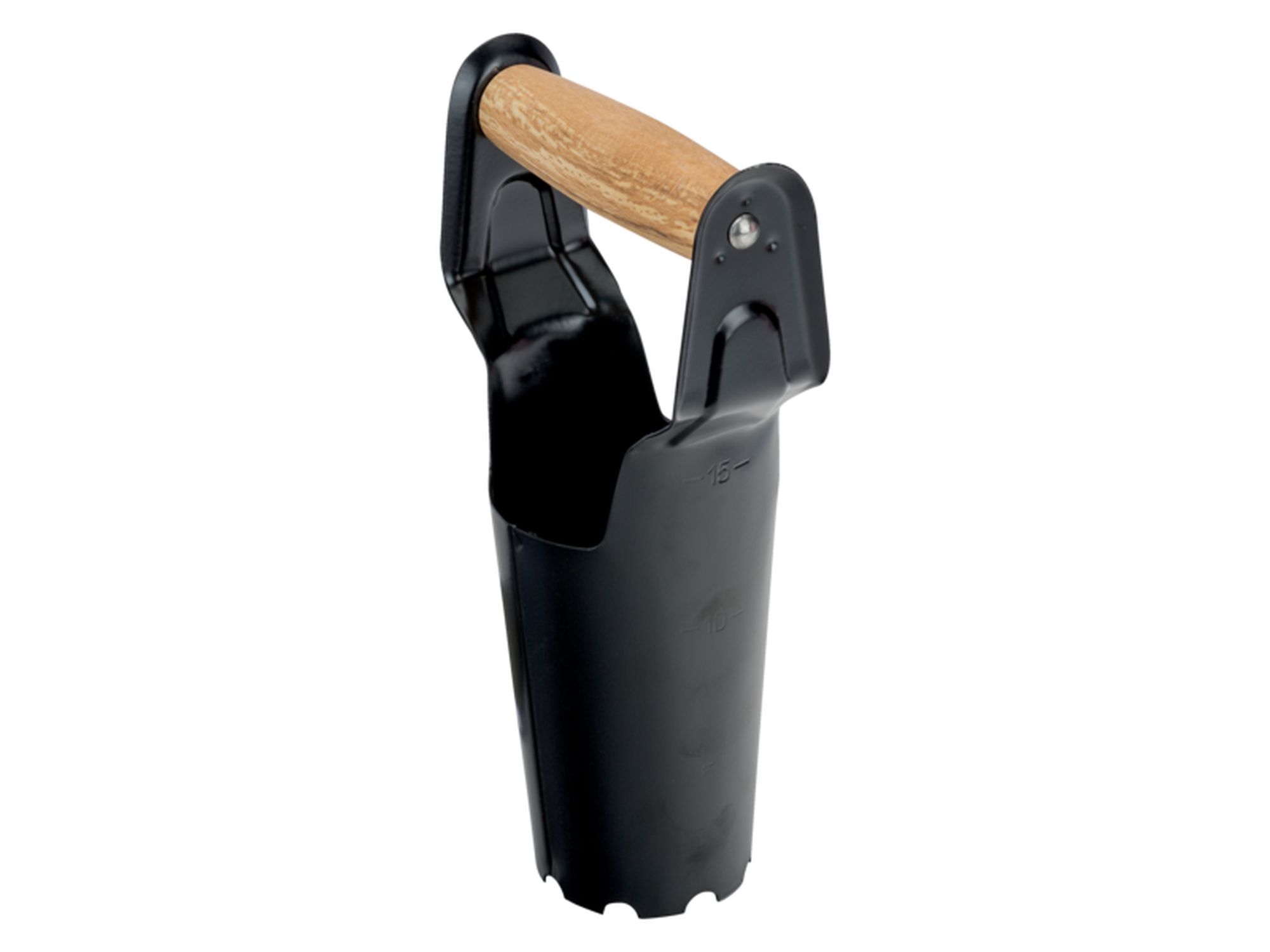 Plantador de bulbos con mango de madera resistente