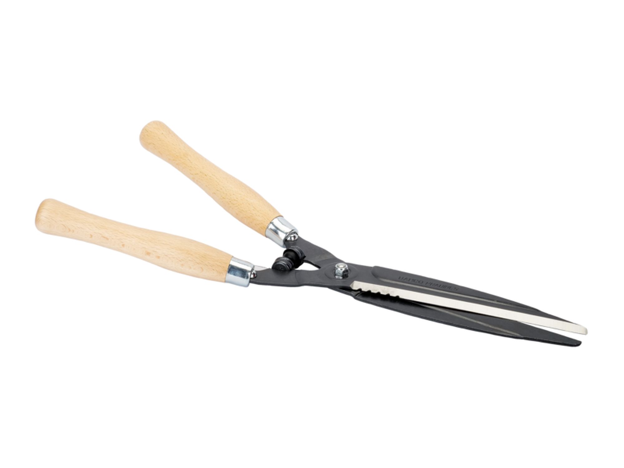 Cortasetos para trabajos pesados con hoja recta y mango de madera de 540 mm