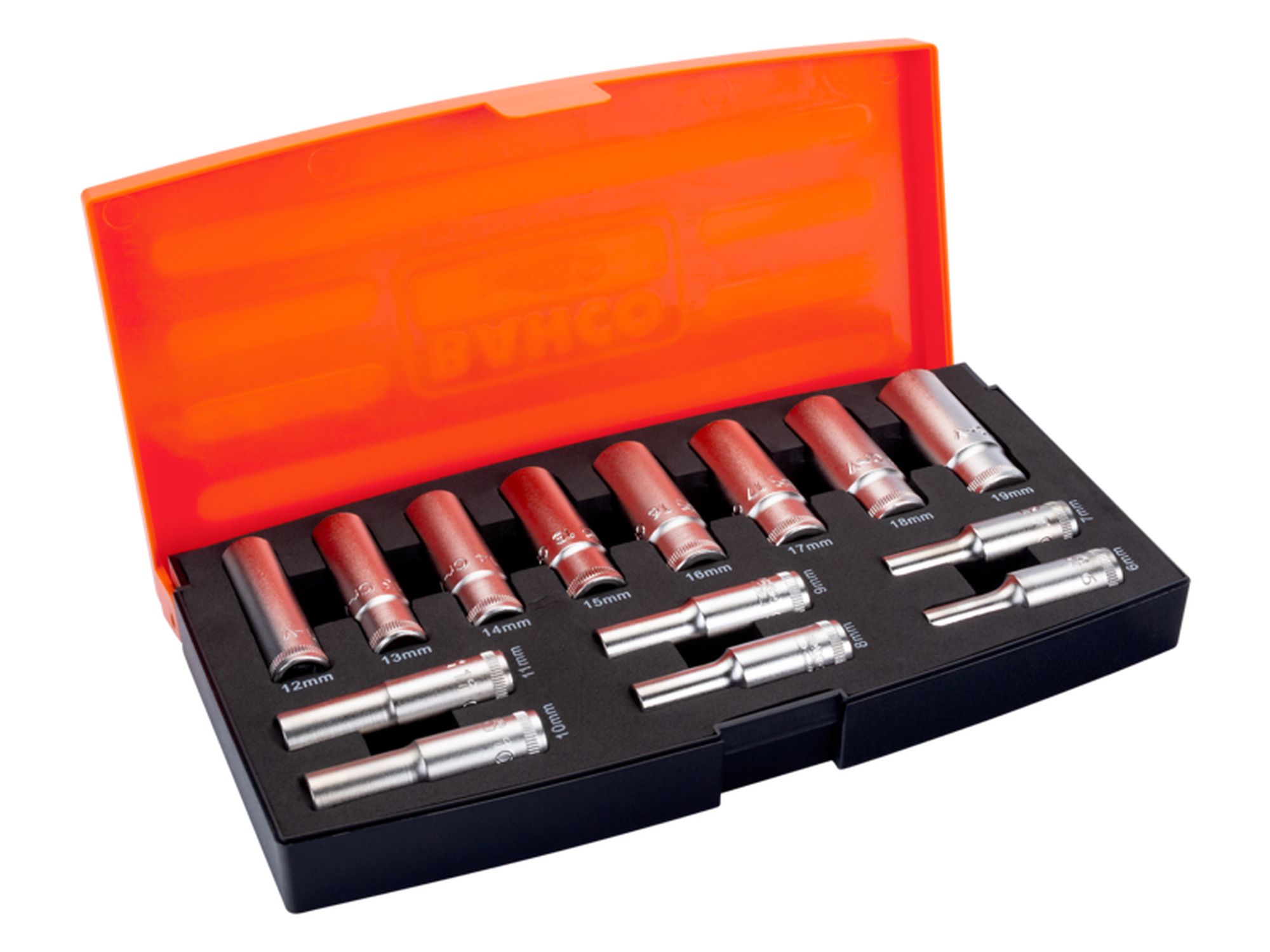 Juego de vasos serie larga con cuadradillo de 3/8