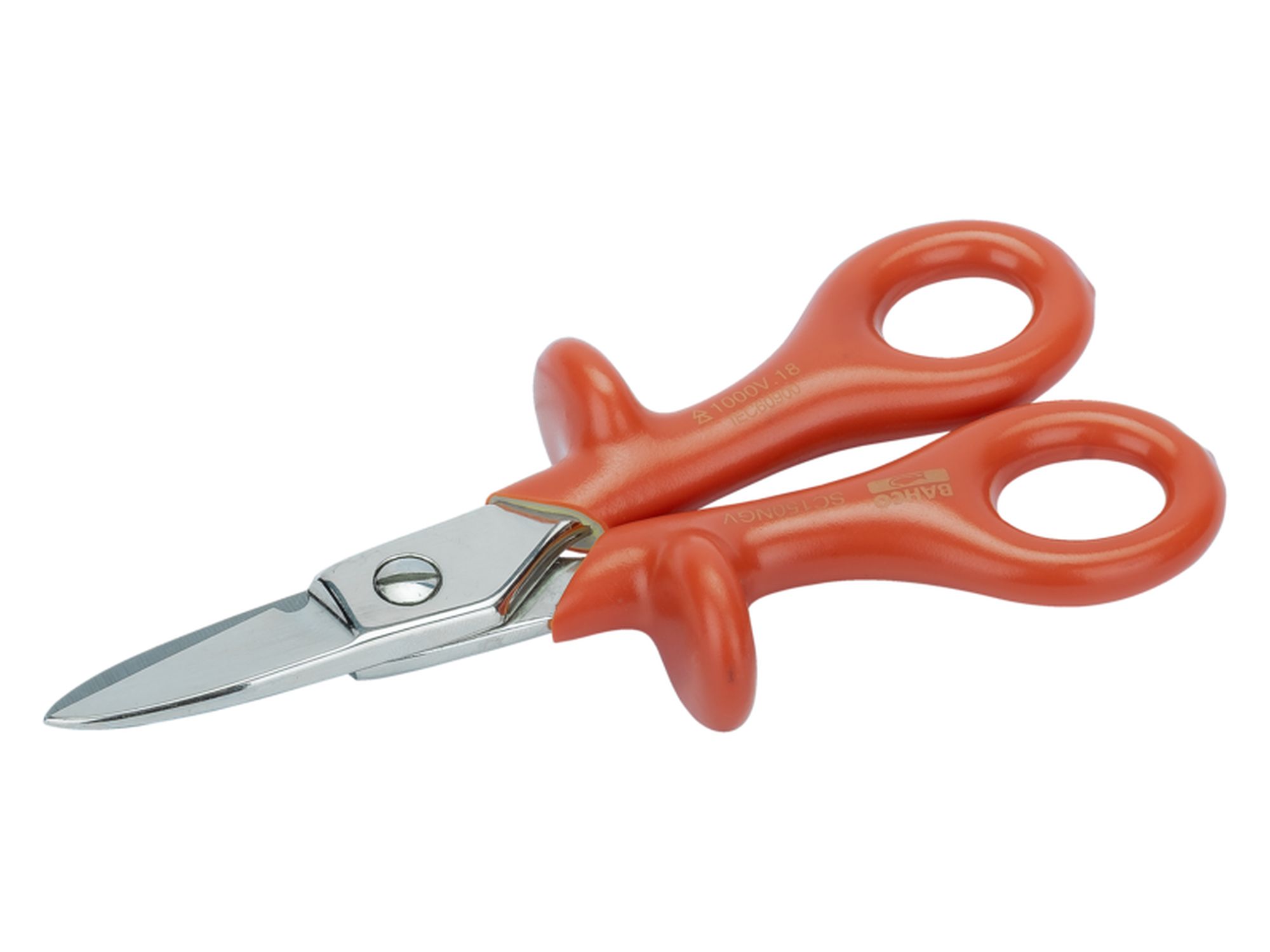 Tijeras de electricista aisladas, 38 mm