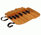 ERGO™ Splitproof Chisel Set in Leather Roll Pouch - 6 Pcs