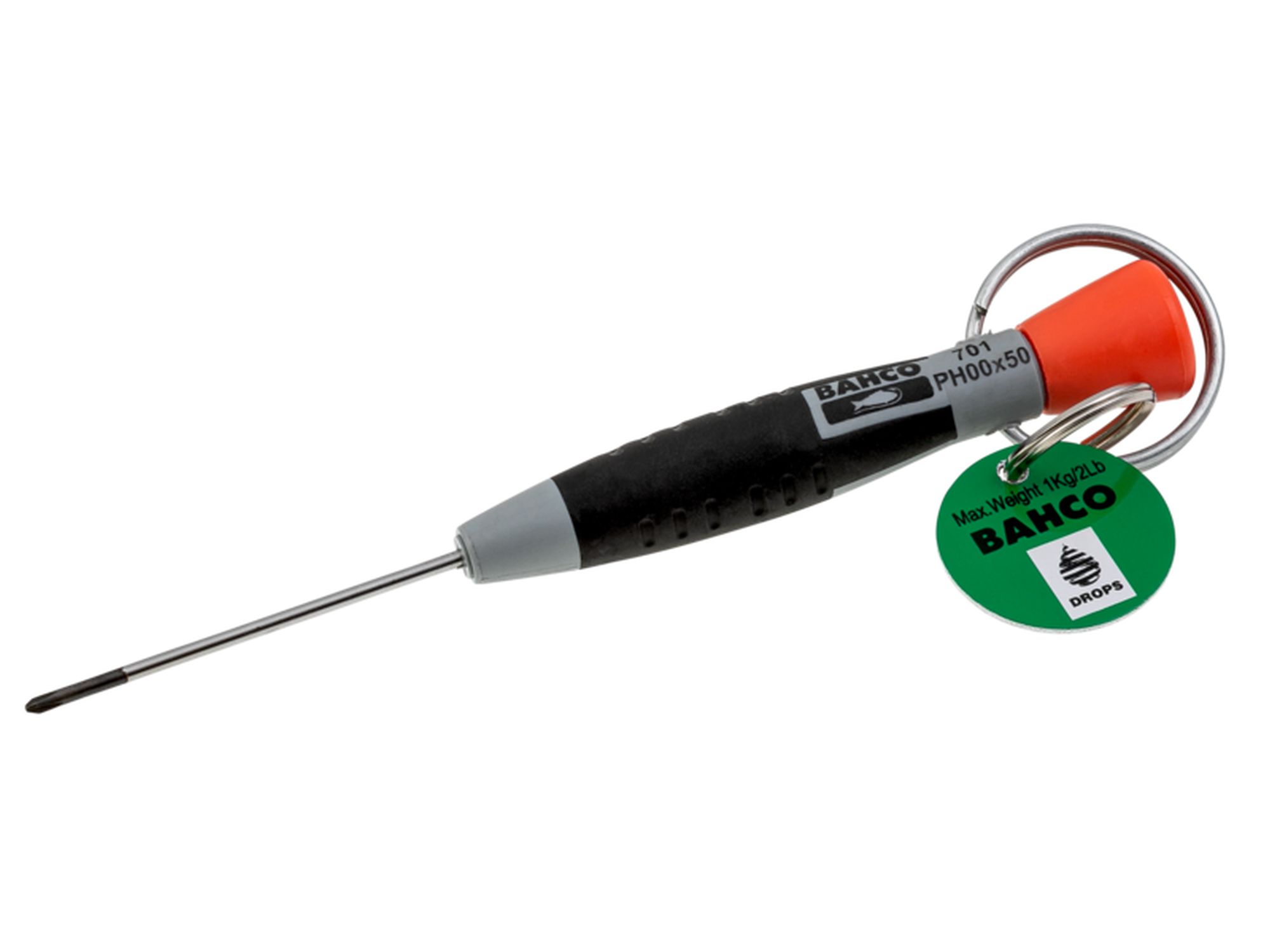 Phillips Screwdrivers with Precision Grip PH00 x 50 mm with Stainless Steel Ring