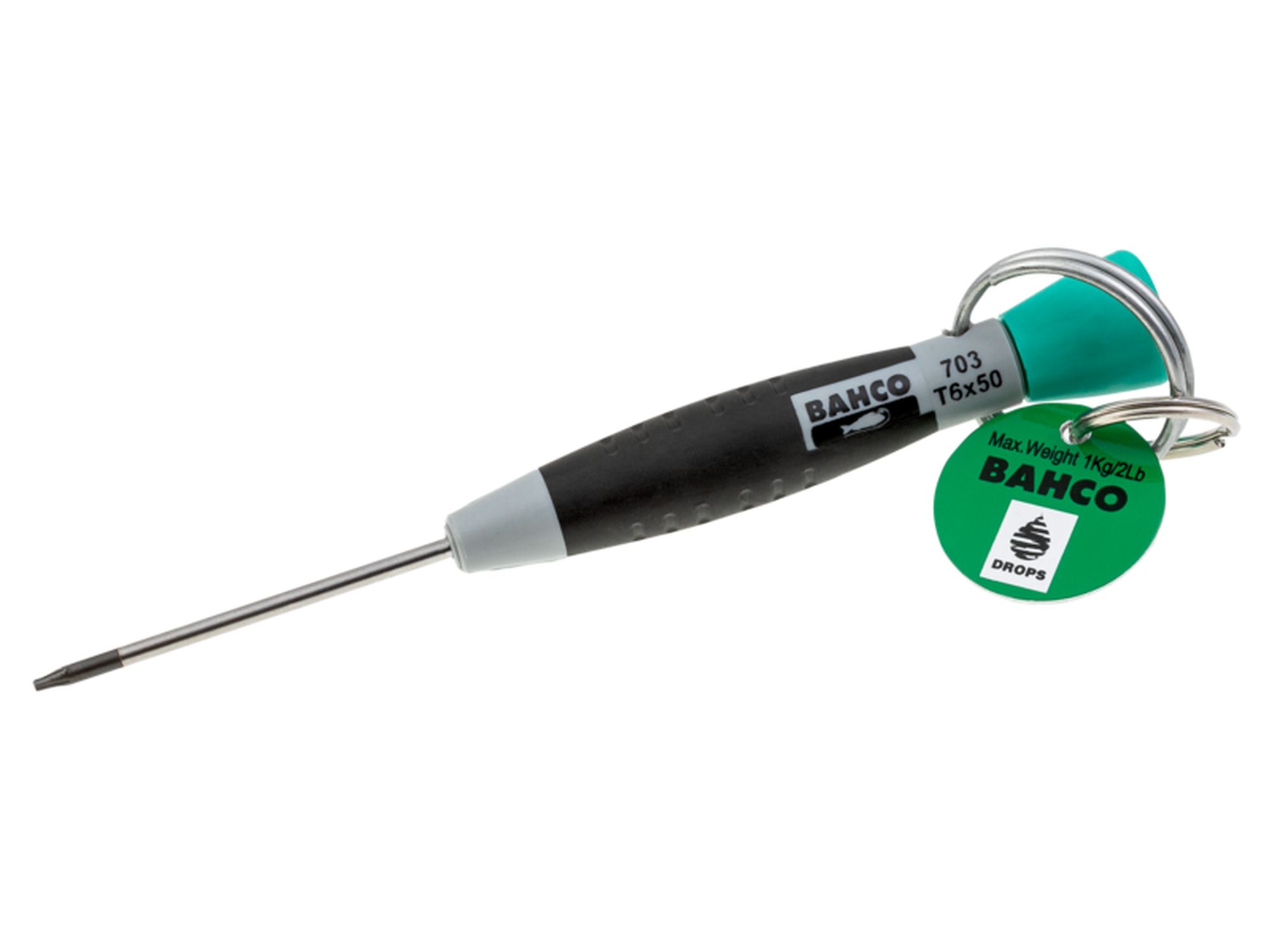 TORX® Screwdrivers with Precision Grip T15 x 75 mm with Stainless Steel Ring