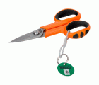 Tijeras de electricista para trabajos pesados con lazo de alambre de 43 mm