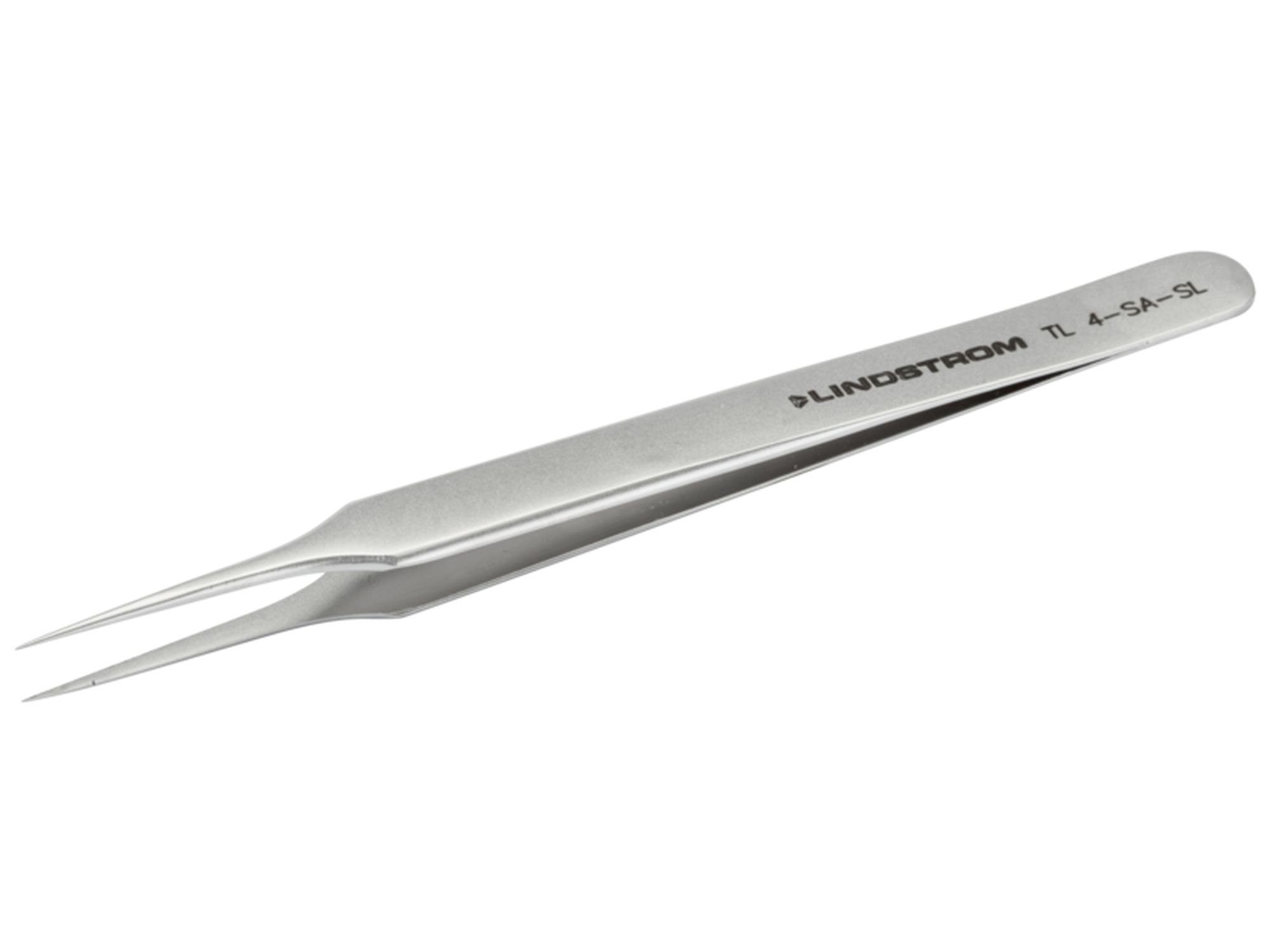 Pinzas industriales de alta precisión, anti-magnéticas y de acero inoxidable con puntas extrafinas y cónicas, 110 mm